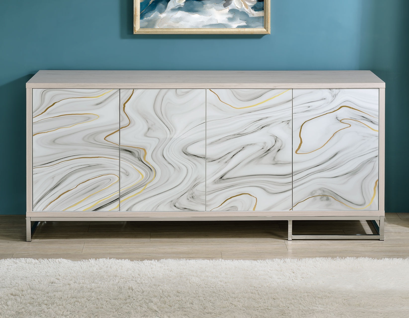 Steve Silver Living Room Mika Sideboard MK200SB King Furniture Holmen WI