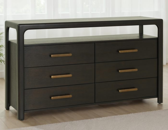 Texas Direct Bedroom Sigmund 6-Drawer Dresser SIG900DR - Home Rooms  Furniture & Mattress - Ft.