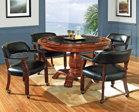 50 inch round dining table set