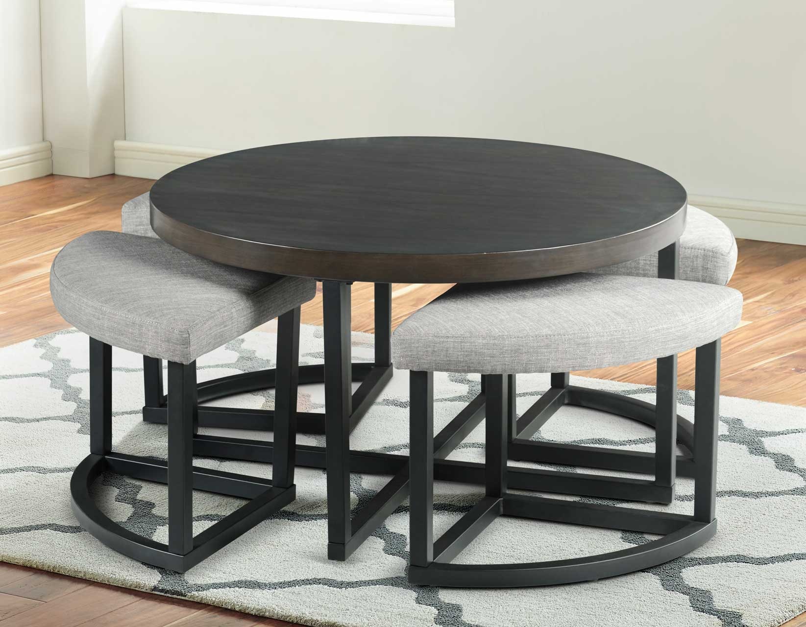 Side table with stools hot sale