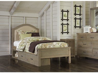 Hillsdale Kids and Teen Highlands Bailey Twin Bed With Storage 10010NS