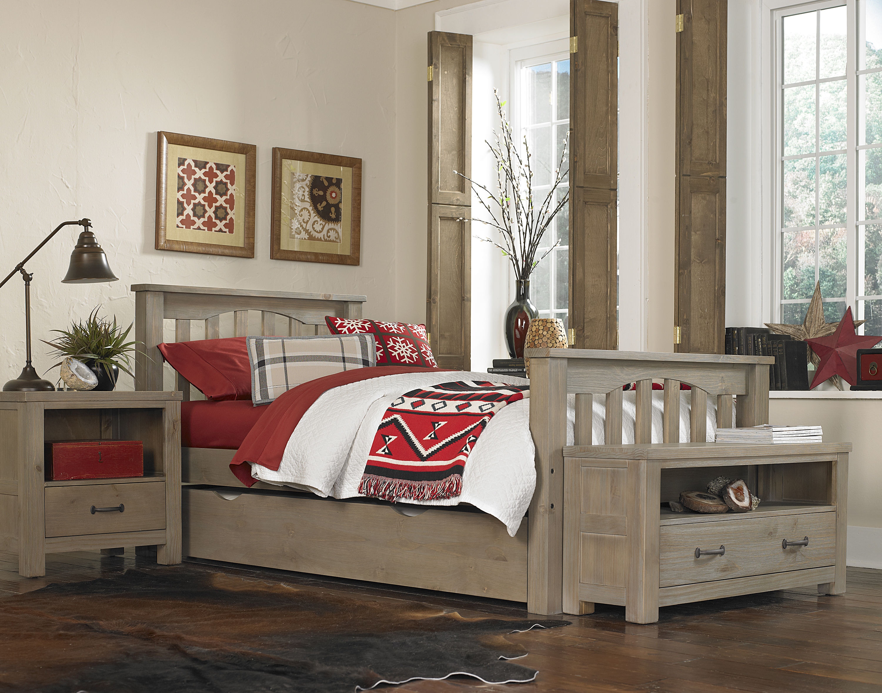 Kids full deals bed with trundle