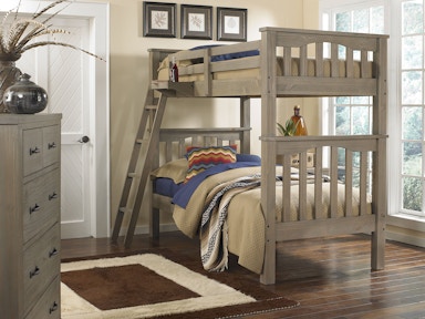 Hillsdale Kids and Teen Highlands Harper Twin Over Twin Bunk 10051N
