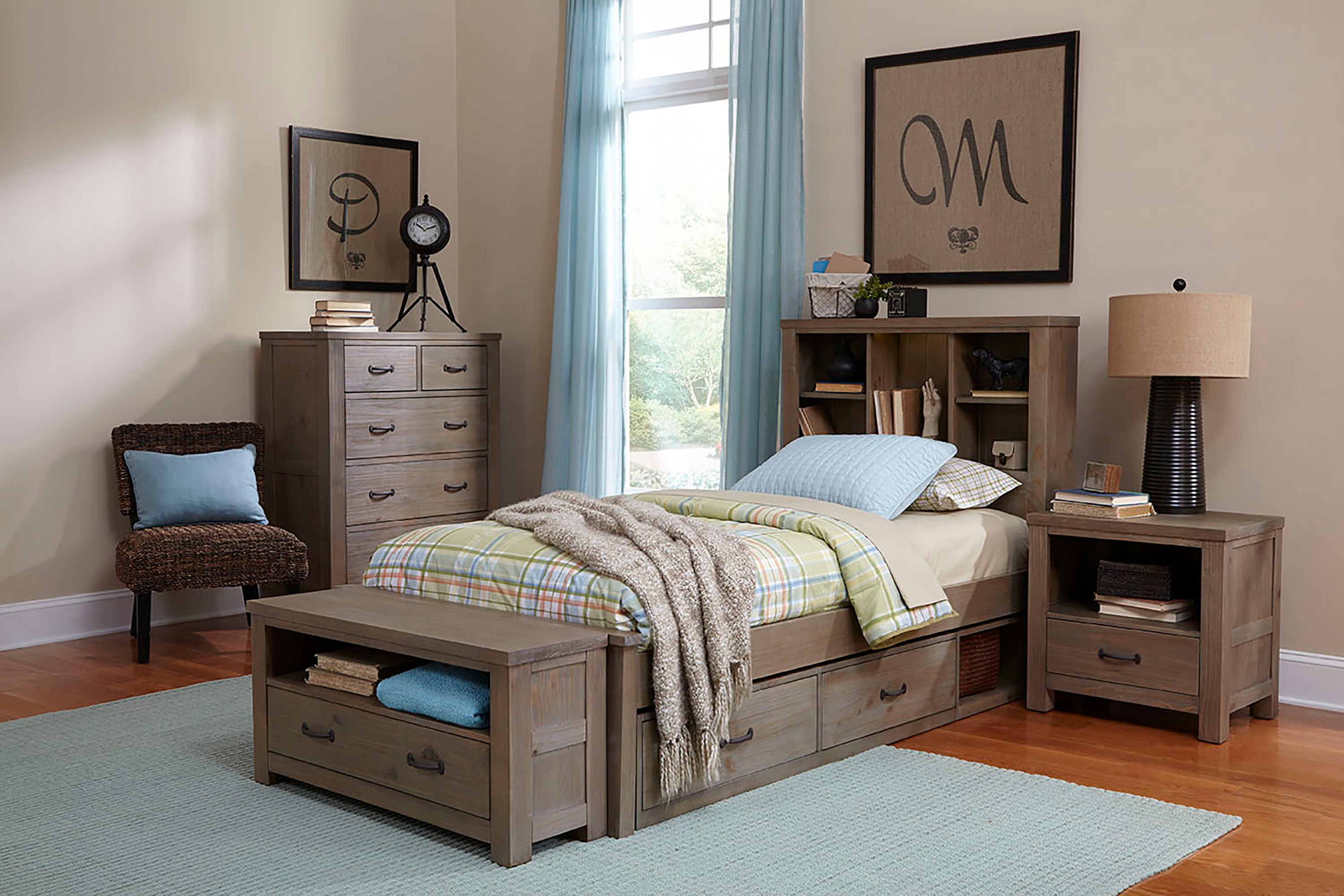 Kids shop bookcase bed