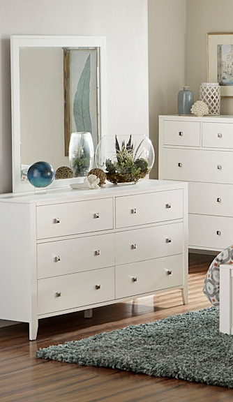 Hillsdale Kids And Teen Youth Pulse 6 Drawer Dresser And Mirror
