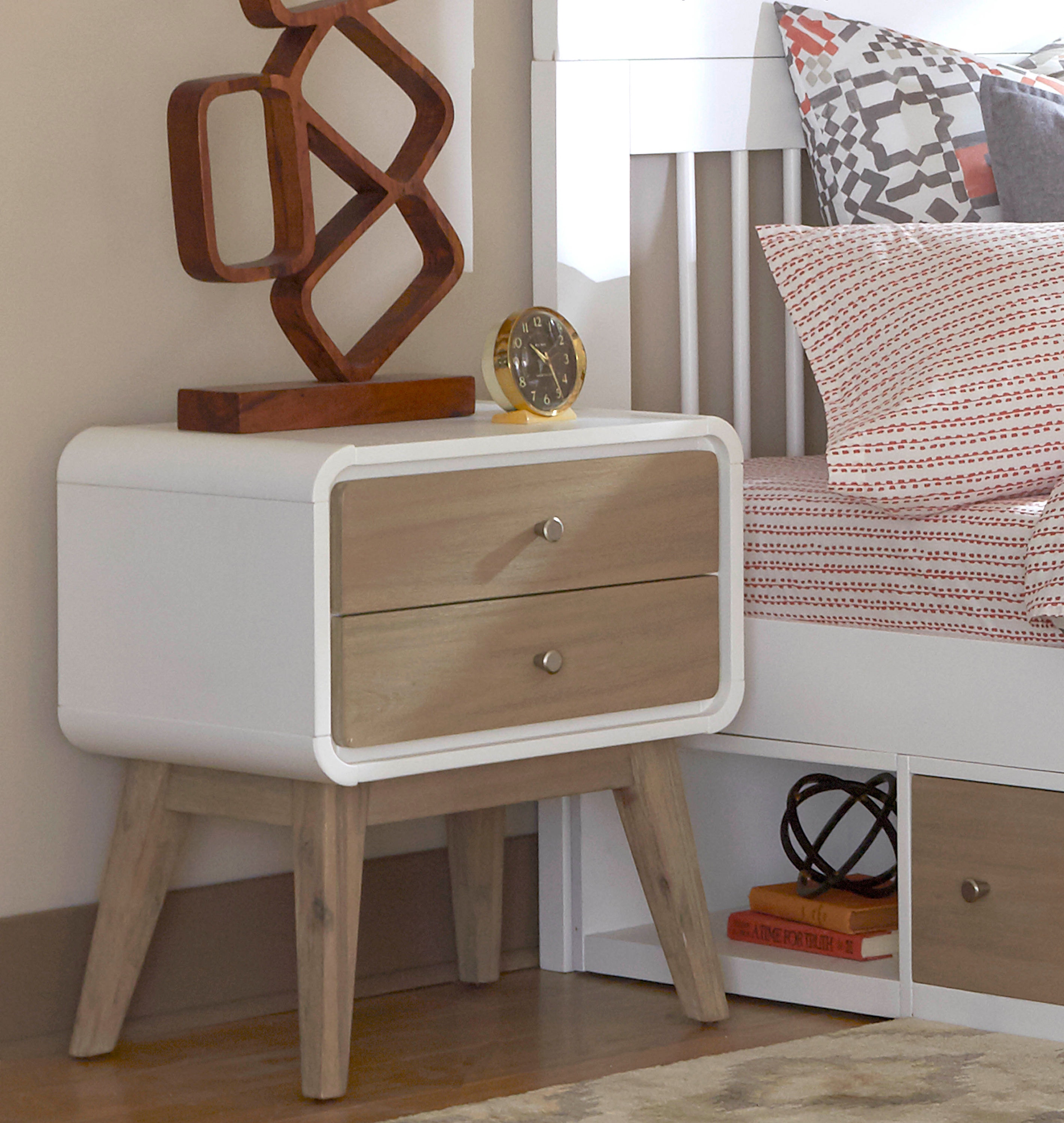 Hillsdale Kids And Teen Youth East End 2 Drawer Nightstand 7100 771 China Towne Furniture