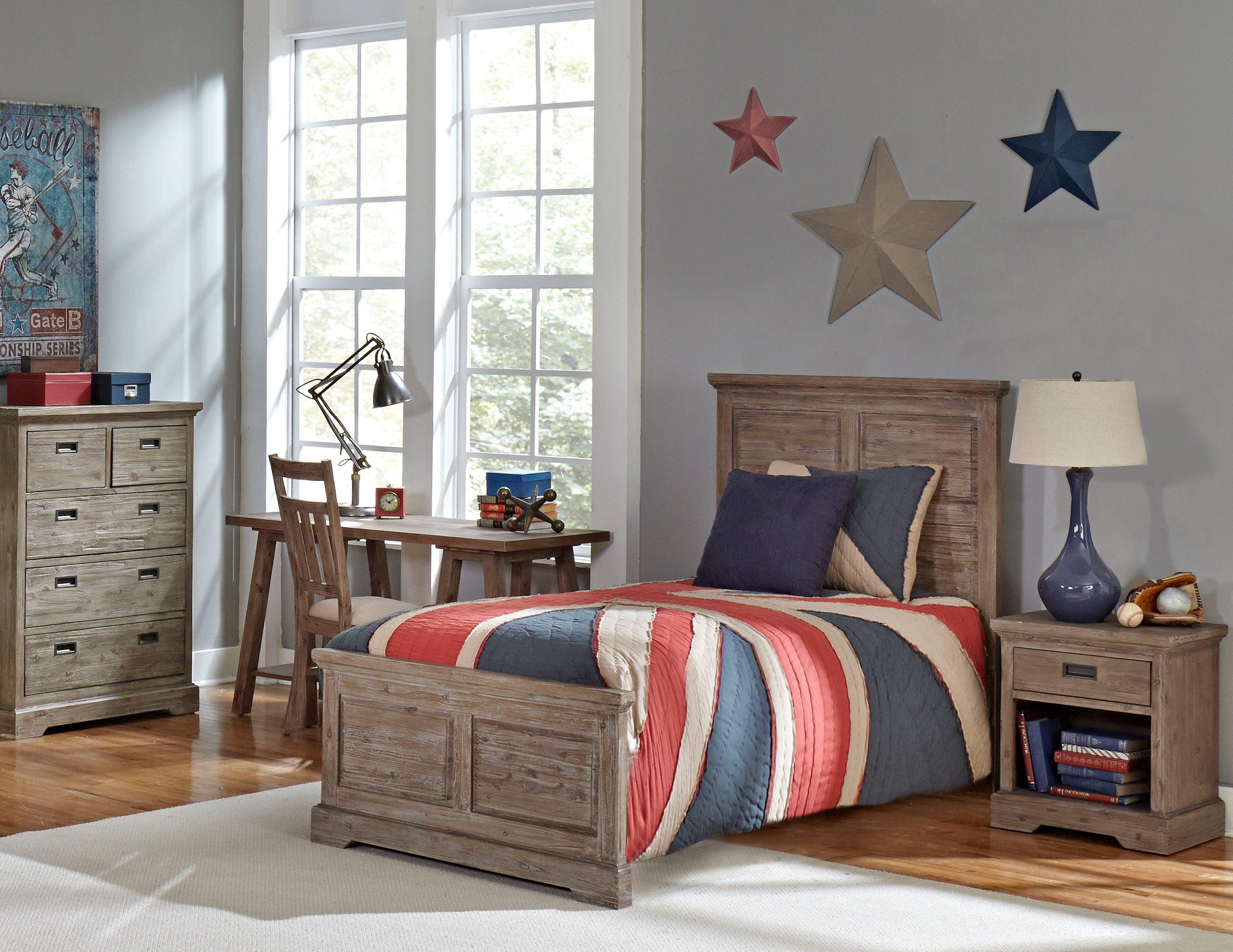 Hillsdale Kids And Teen Youth Oxford William Twin Panel Bed