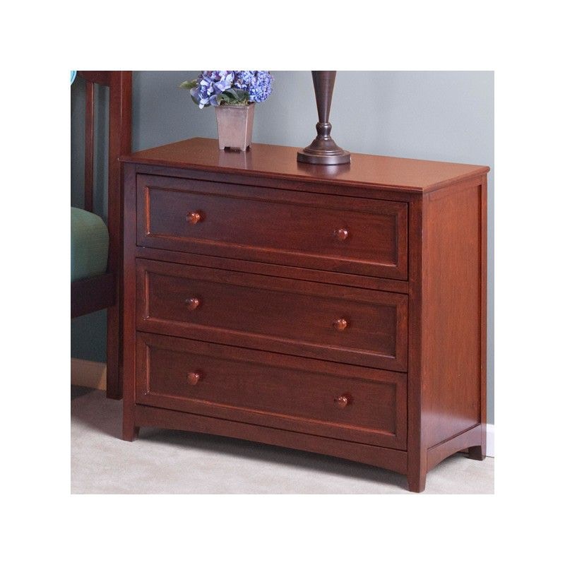 Hillsdale Kids And Teen Youth School House 3 Drawer Chest 4525