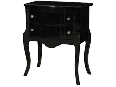 Powell Furniture Black High Gloss Console 119-333