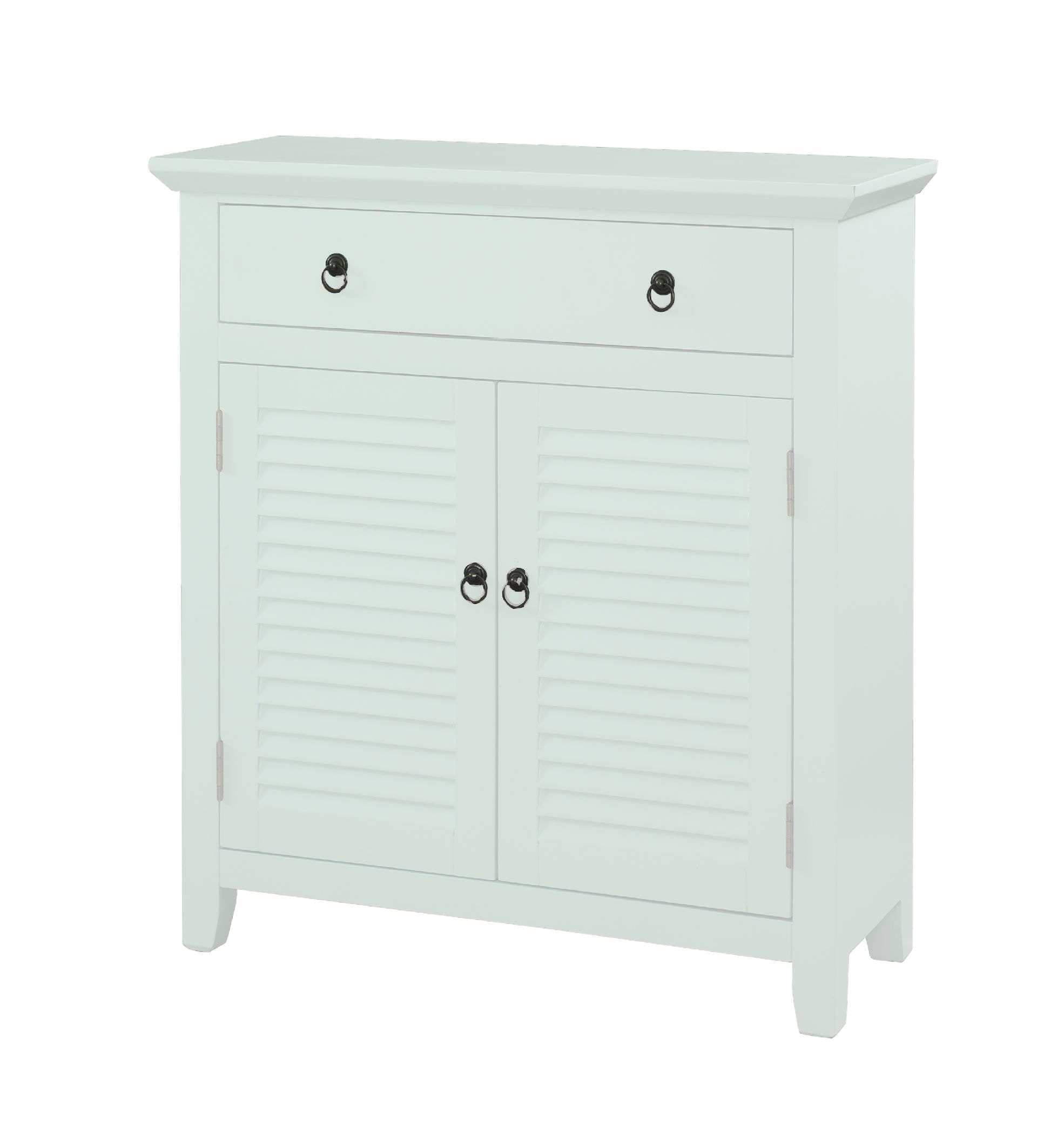 Powell Furniture Living Room White Shutter Console 14a2004 Claussens Furniture Lakeland And