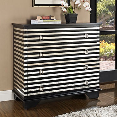 4 drawer accent table