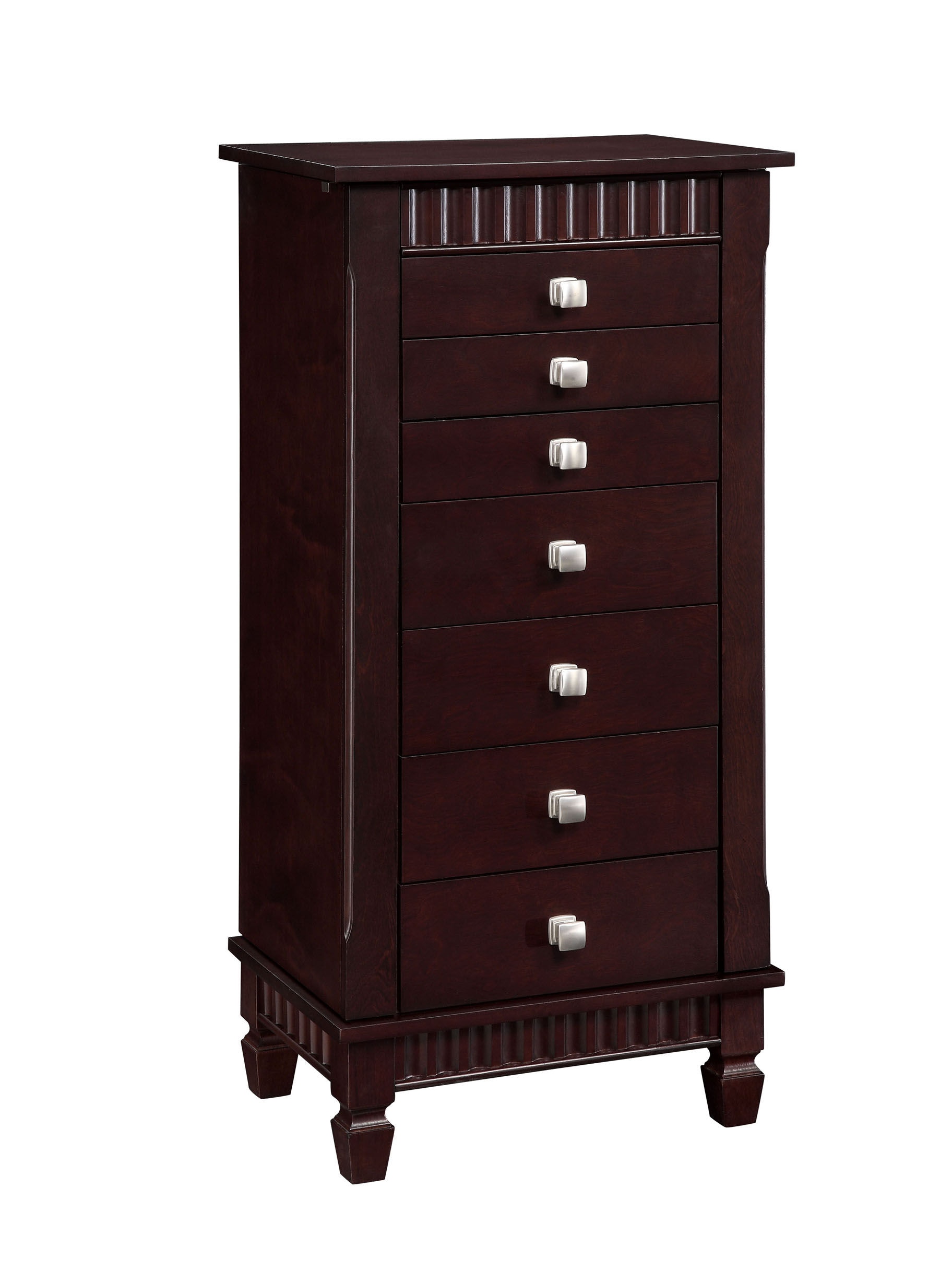 Powell Furniture Louis Philippe Walnut Jewelry Armoire 741-319