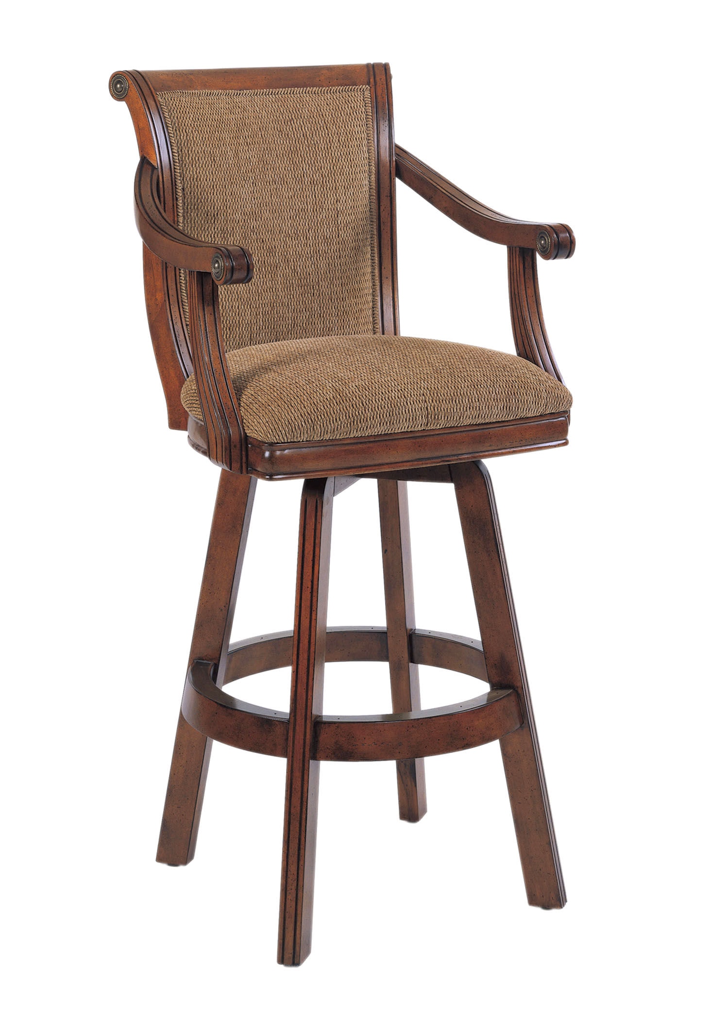 Powell brandon swivel bar shop stool