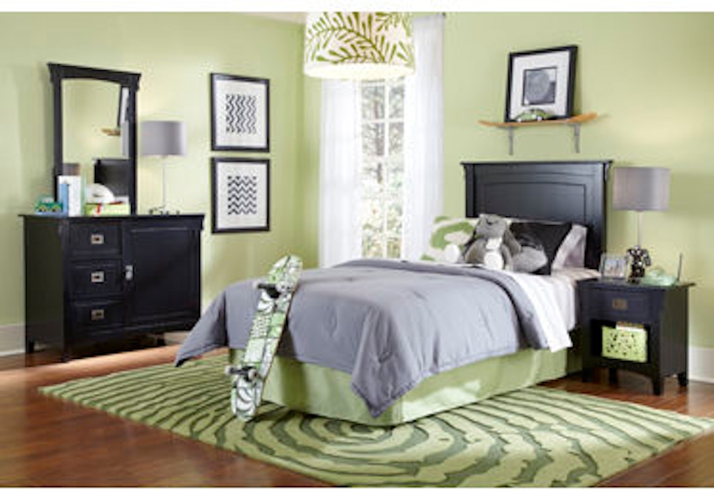 Powell Furniture Bedroom Mission Black Bedroom In A Box 502-189 ...