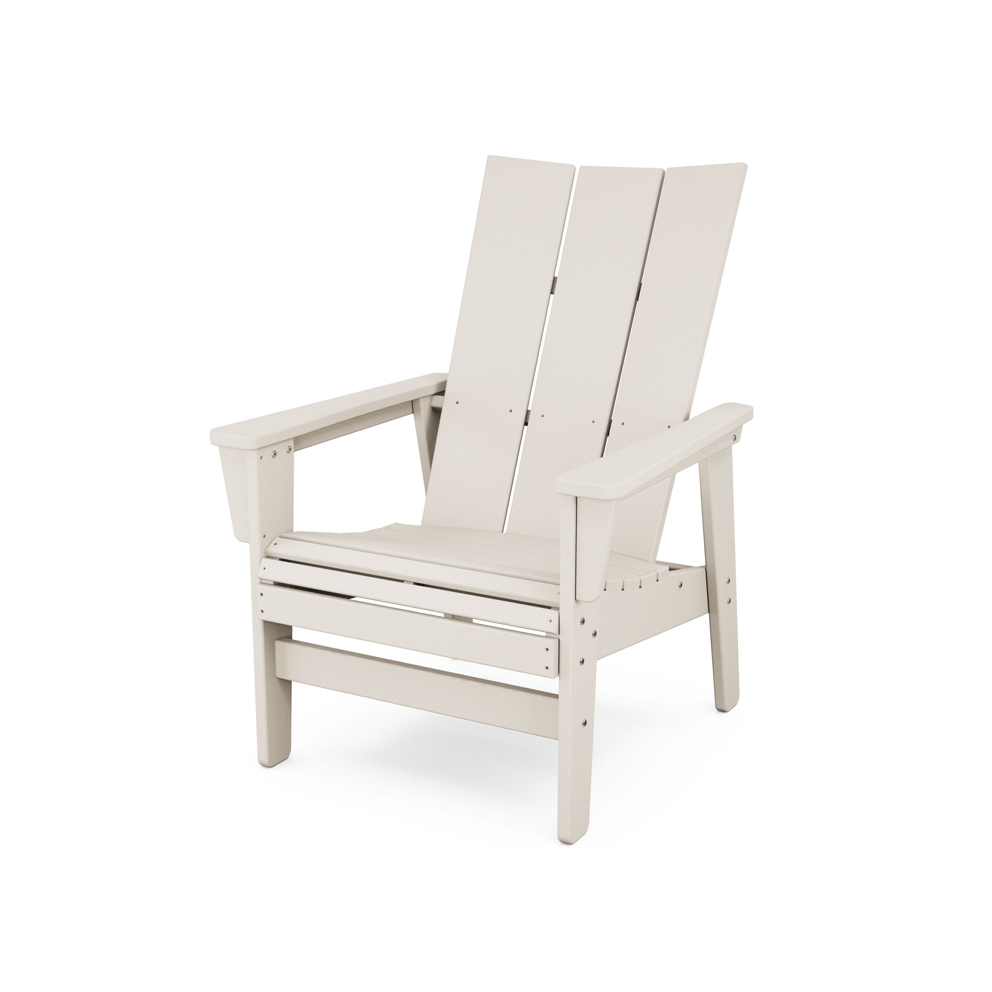 POLYWOOD Outdoor Furniture Modern Grand Upright Adirondack Chair