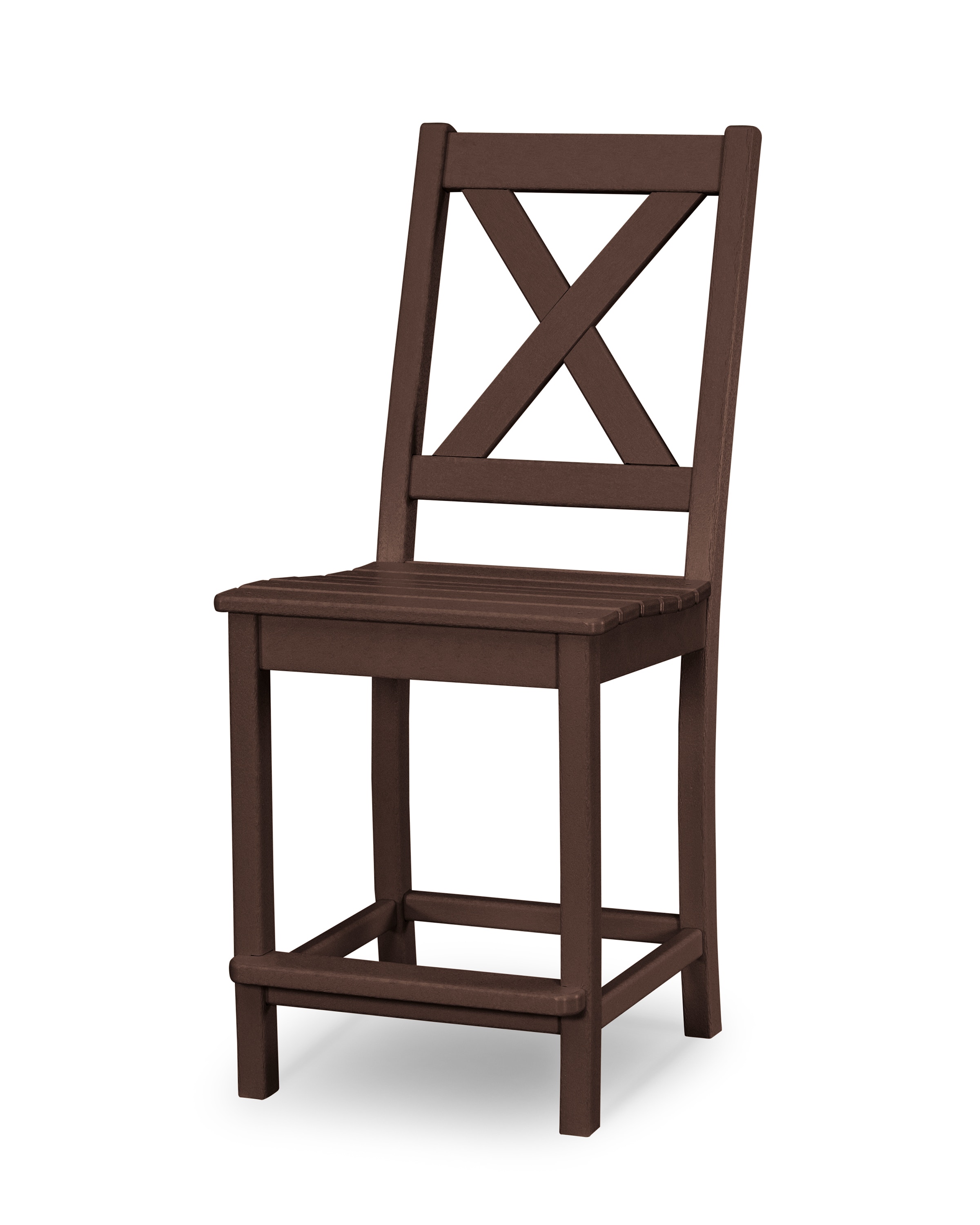  Braxton Counter Side Chair In Mahogany 