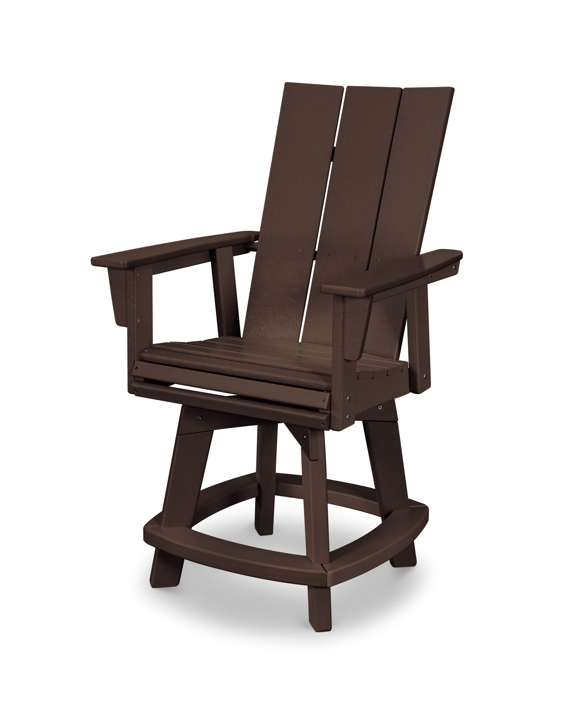  Modern Adirondack Swivel Counter Chair 