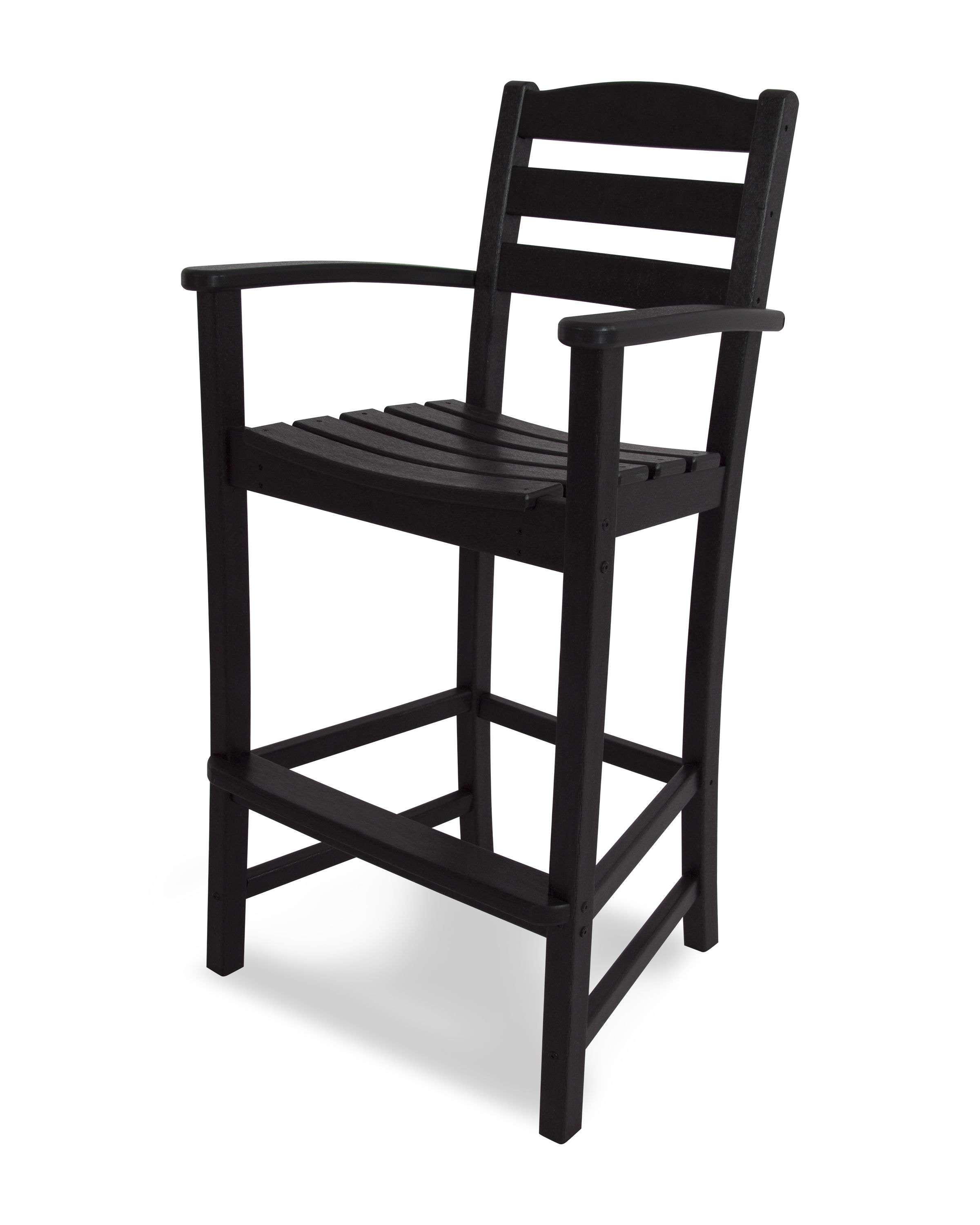  La Casa Cafe Bar Arm Chair In Black 