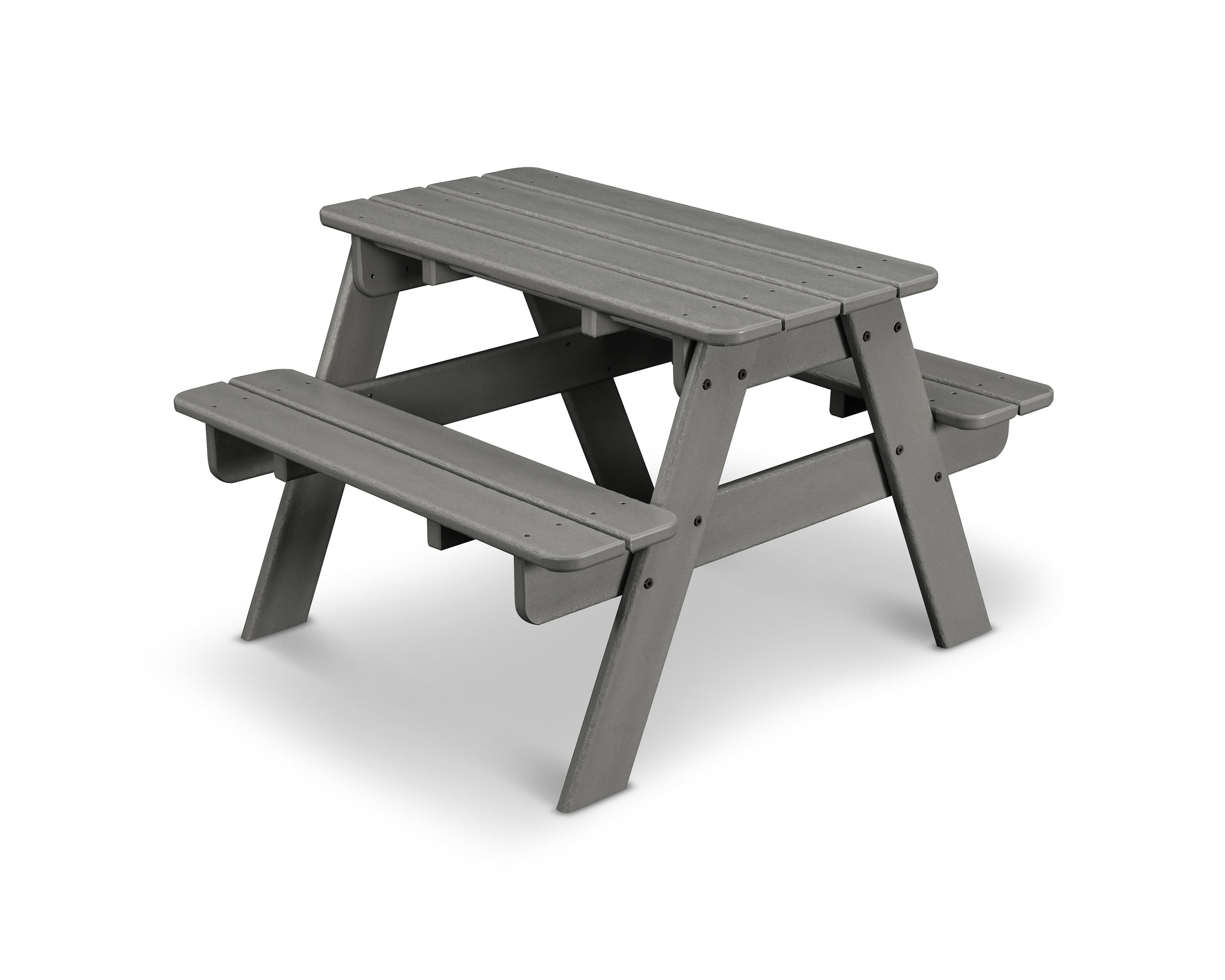 grey picnic table