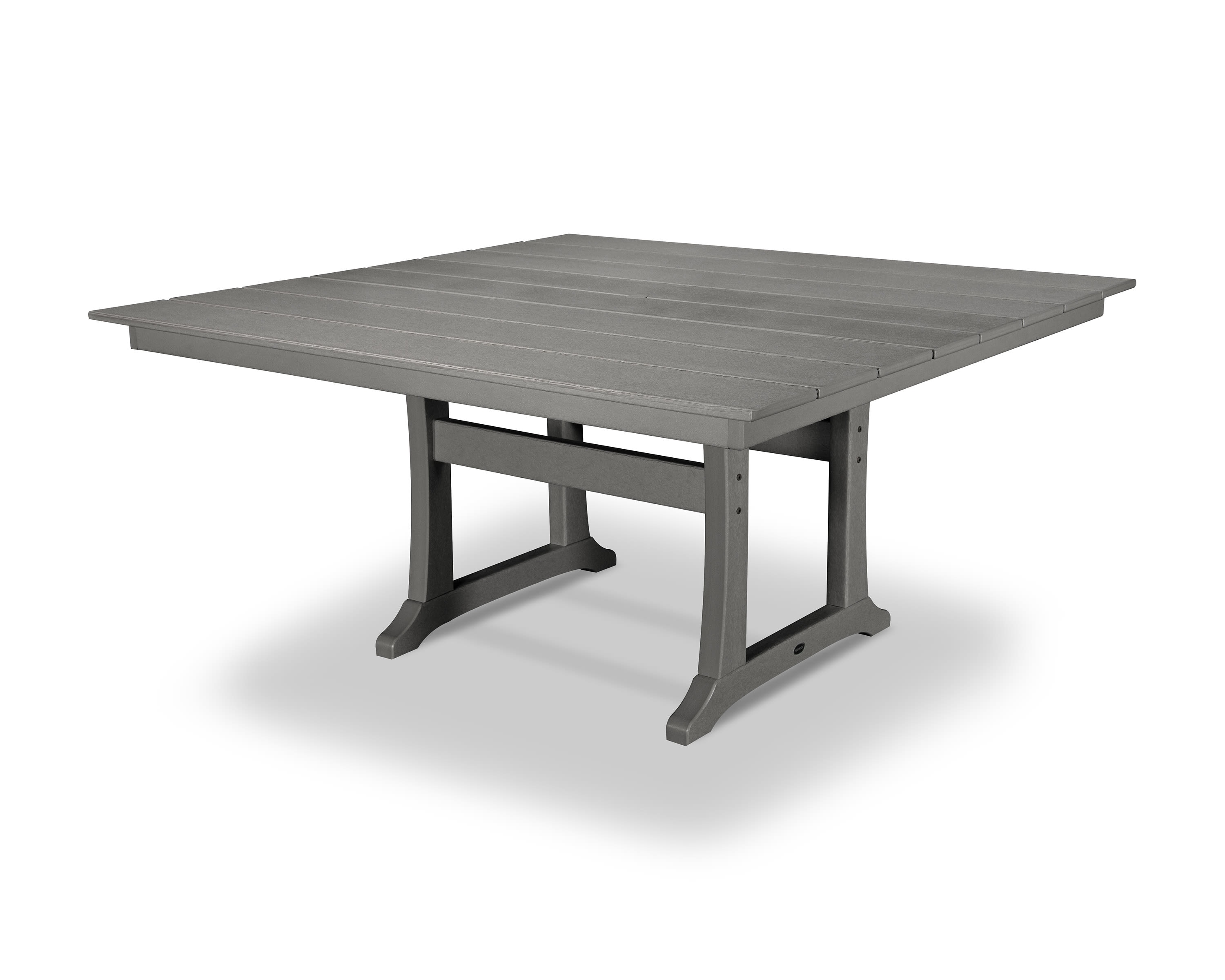  Farmhouse Trestle 59" Dining Table 
