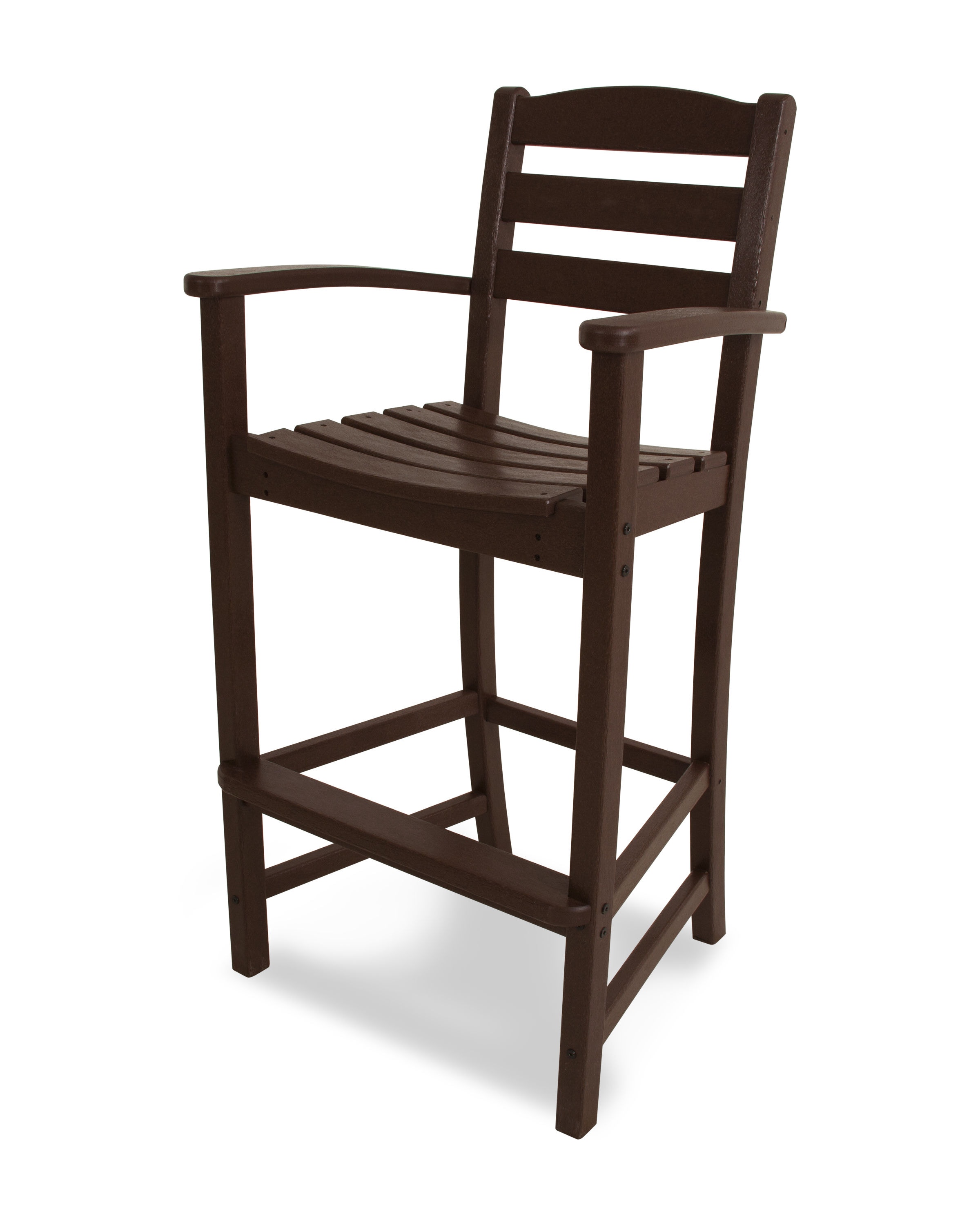  La Casa Cafe Bar Arm Chair In Mahogany 