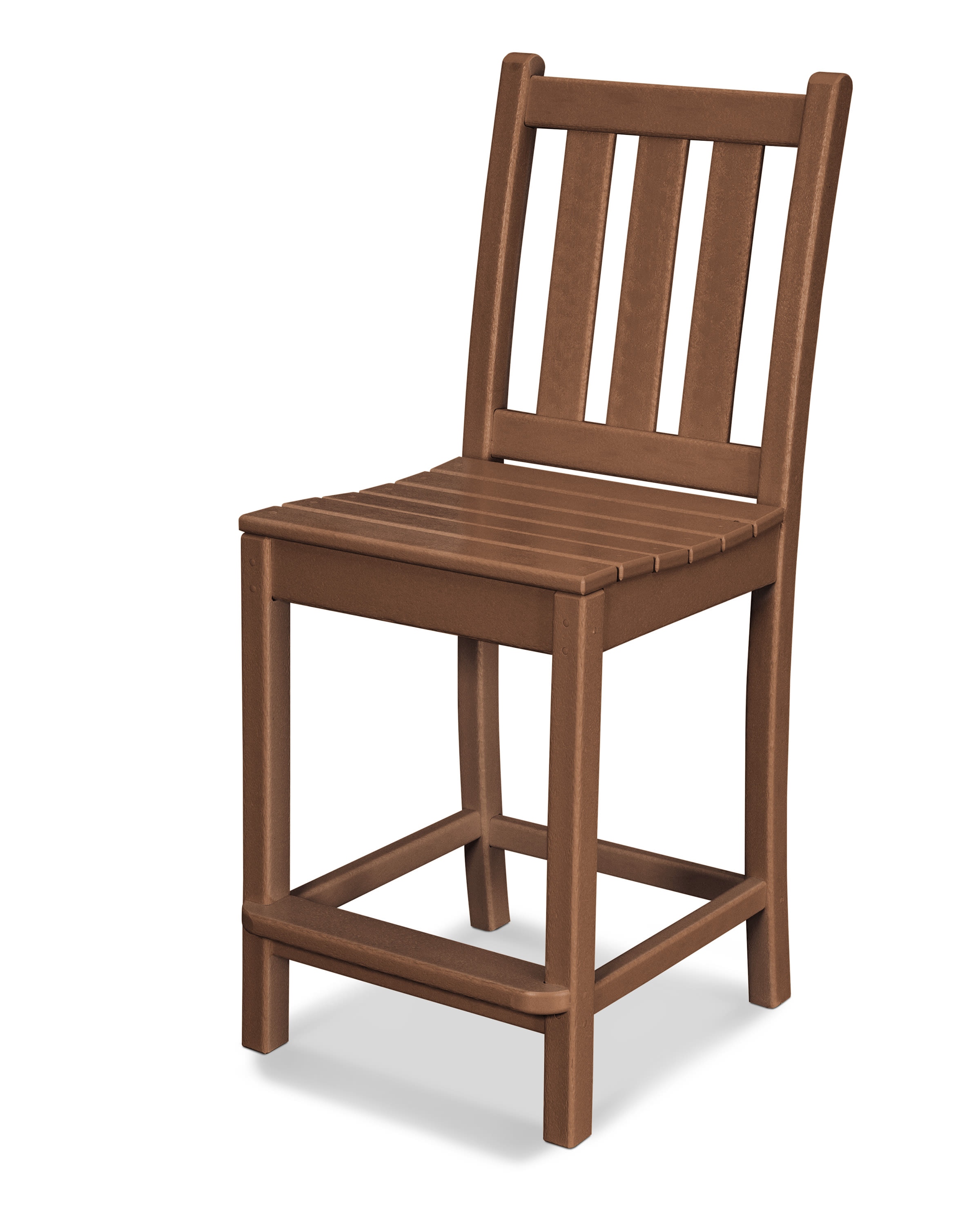  Traditional Garden Counter Side Chair In Teak 