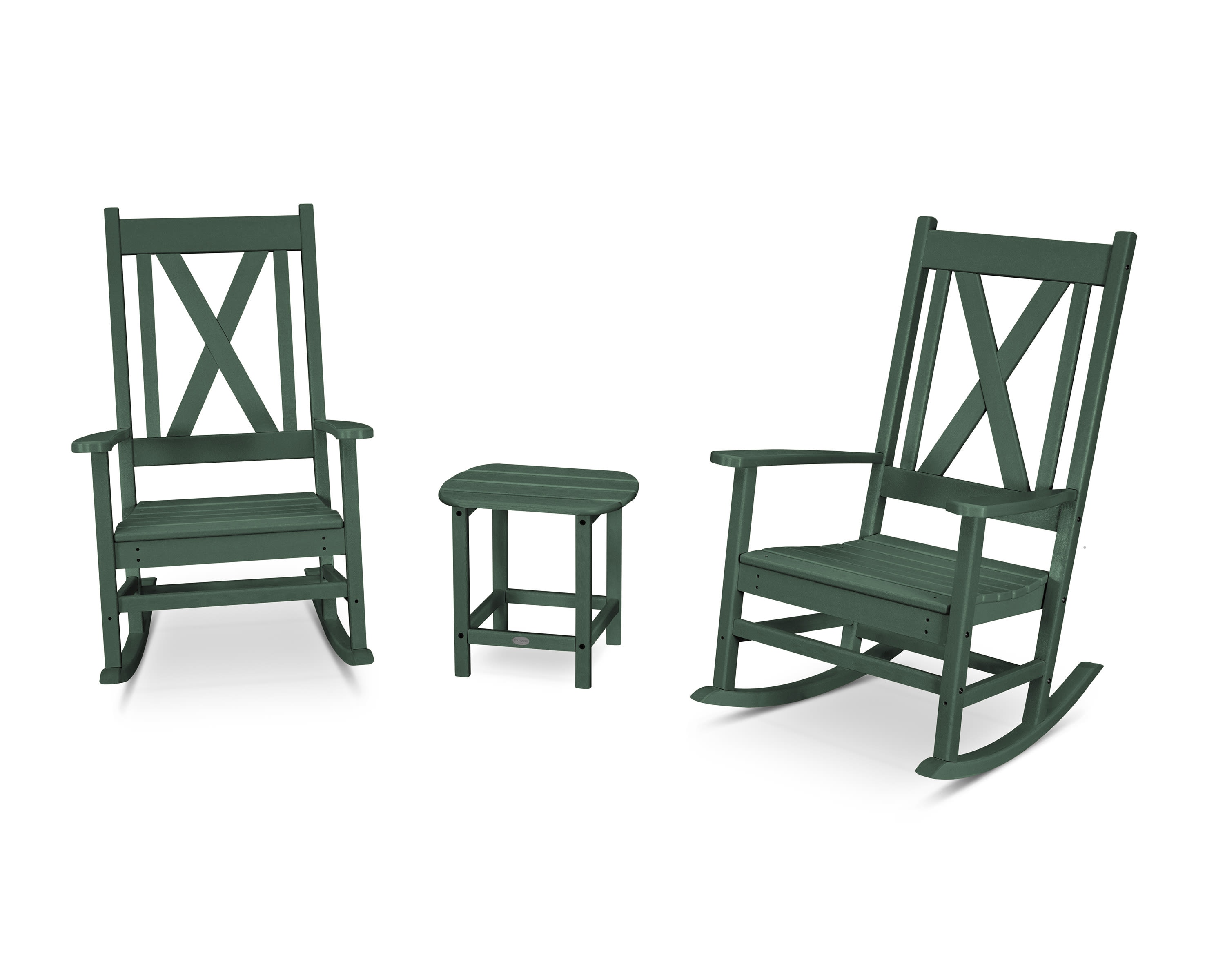 Braxton 3 Piece Porch Rocking Chair Set