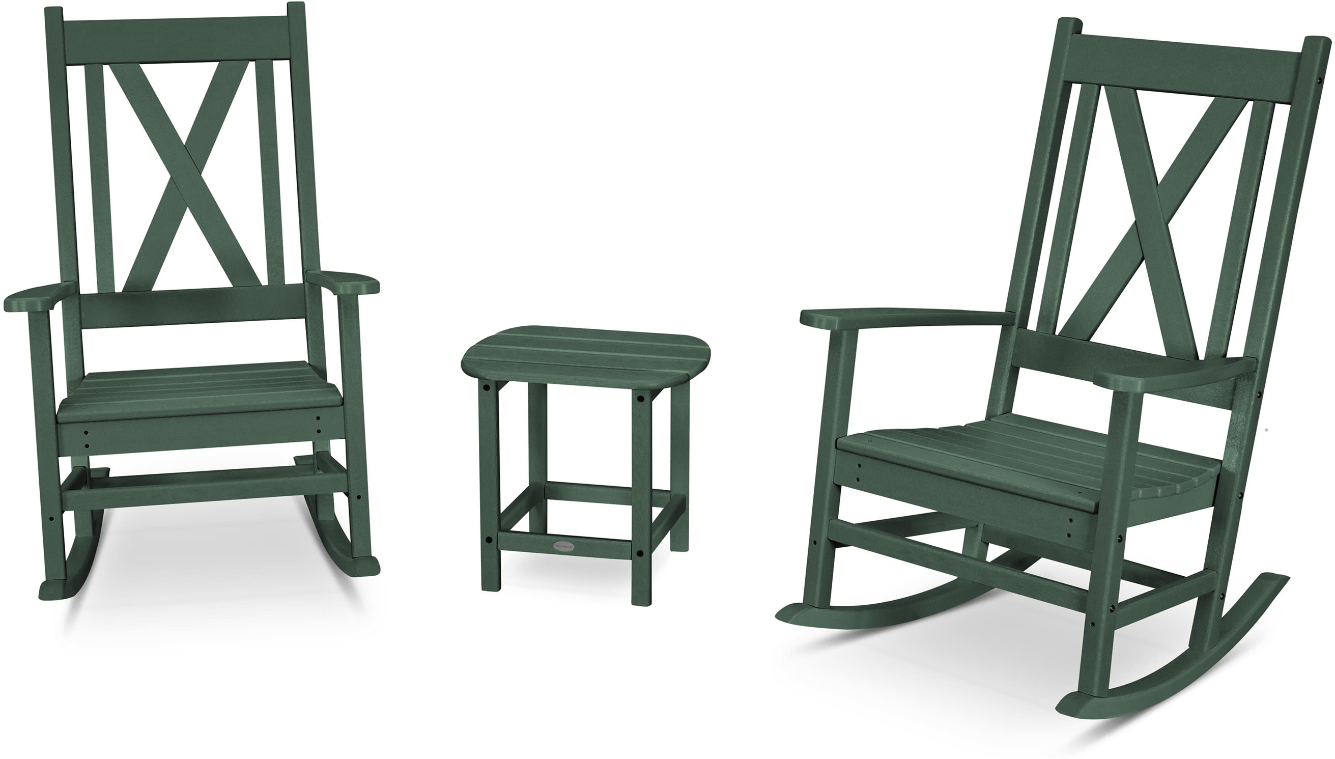 Braxton 3 Piece Porch Rocking Chair Set