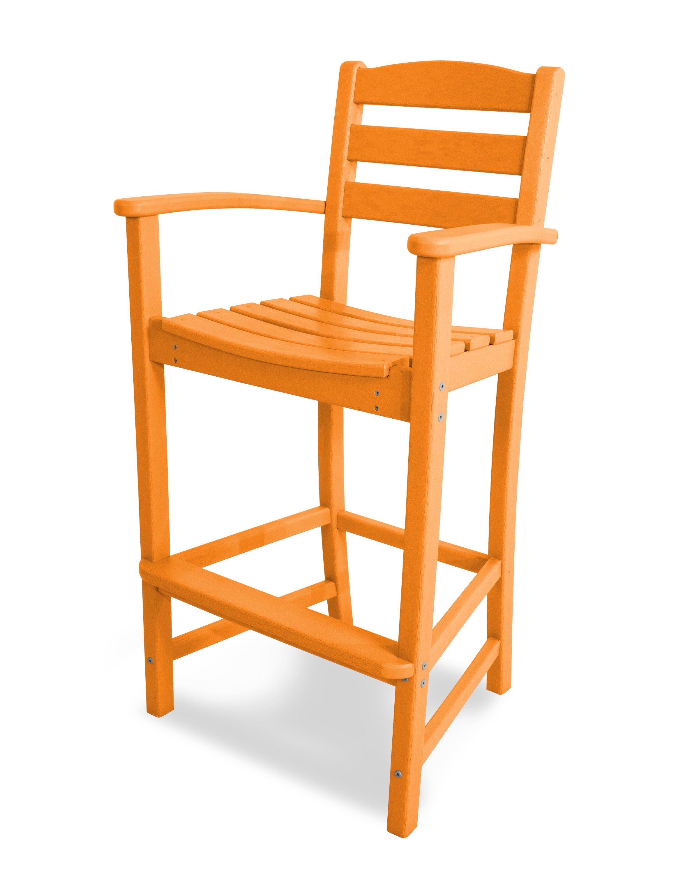  La Casa Cafe Bar Arm Chair In Tangerine 