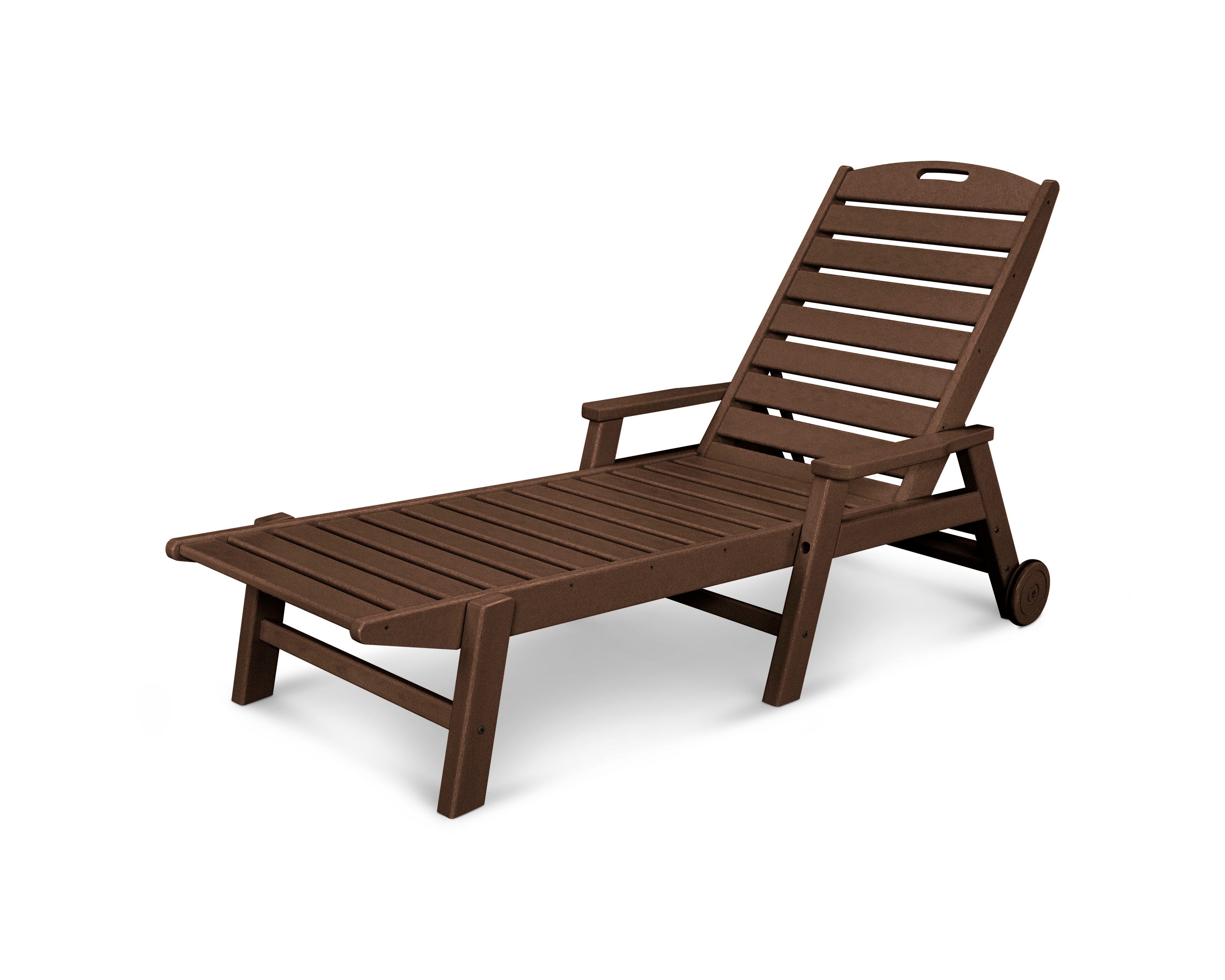  Nautical Chaise with Arms & Wheels 