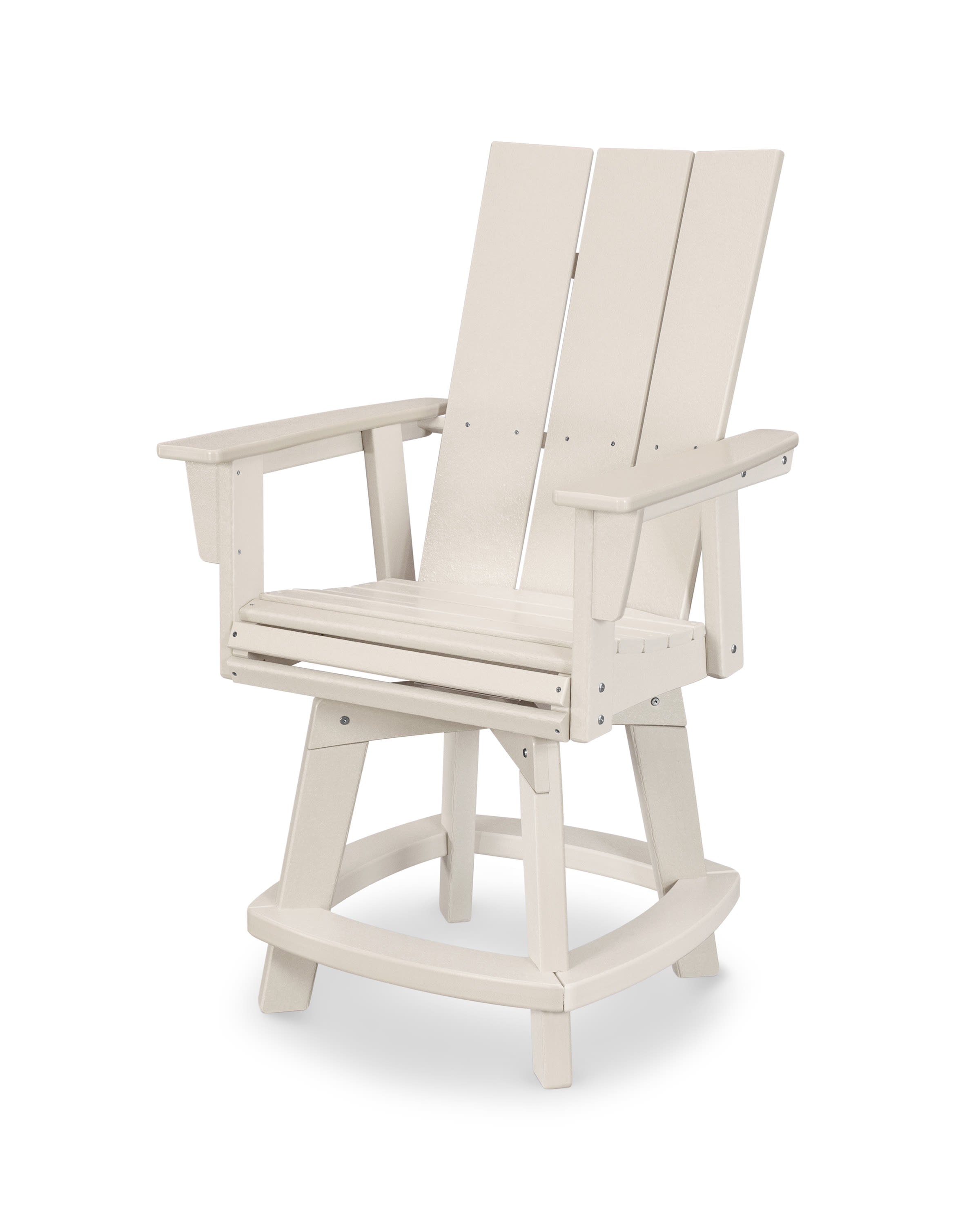  Modern Adirondack Swivel Counter Chair 