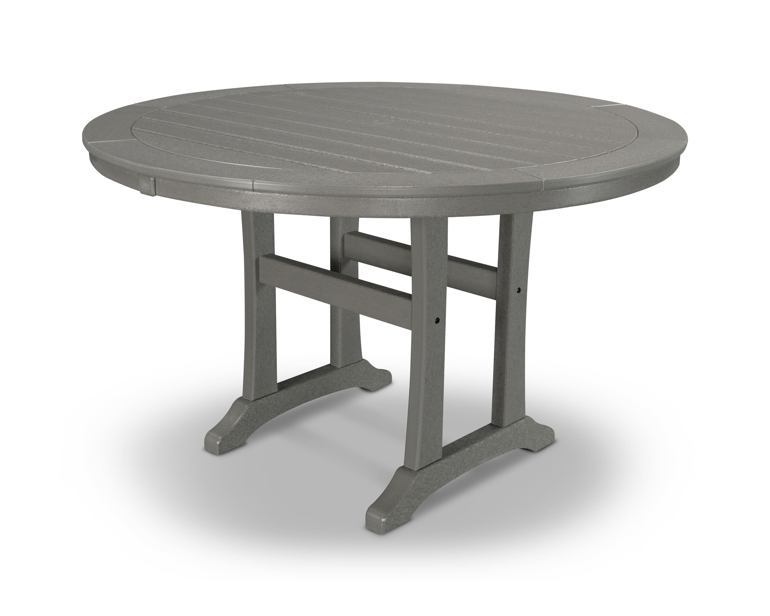  Nautical Trestle 48 Round Dining Table 