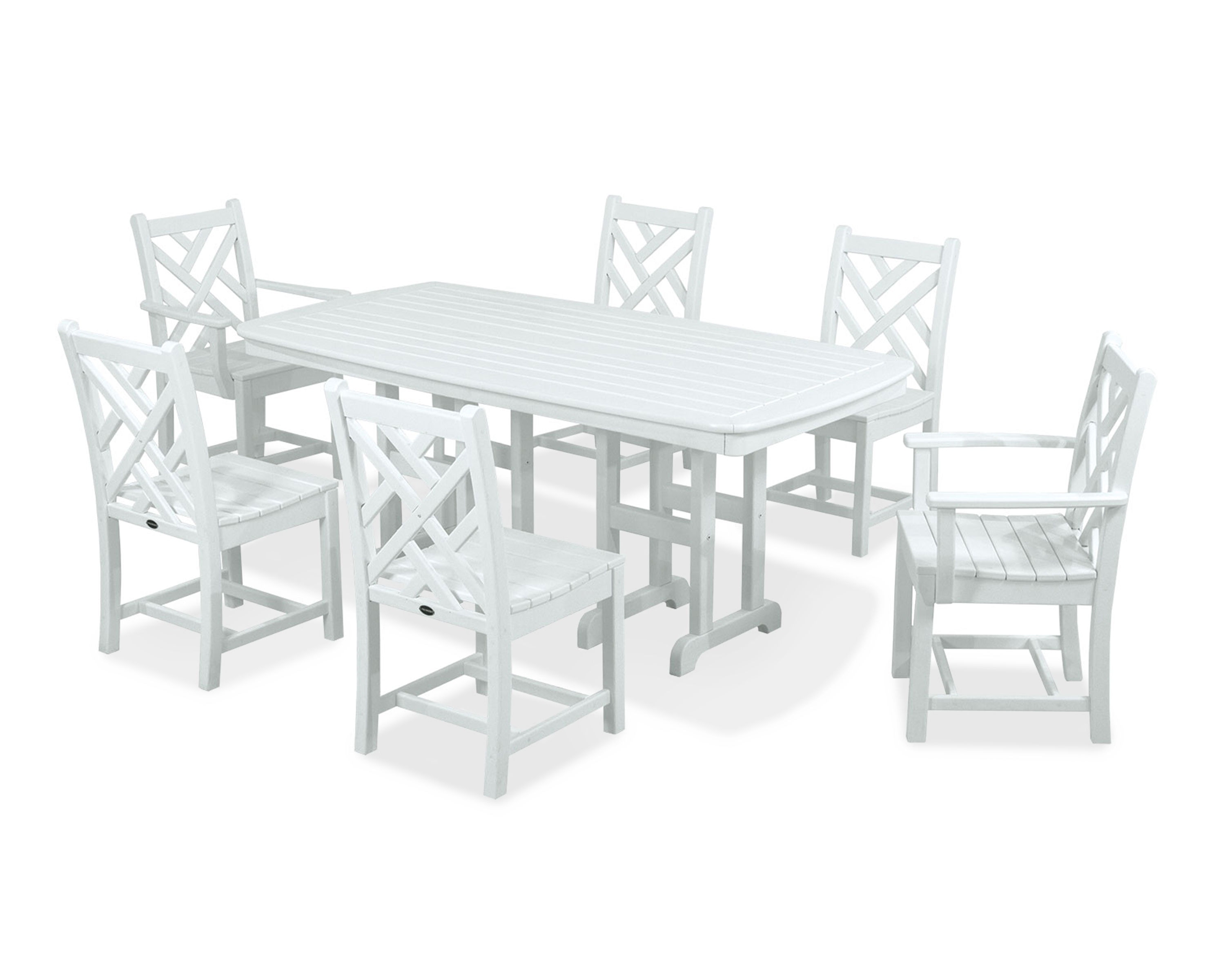  Chippendale 7-Piece Dining Set 