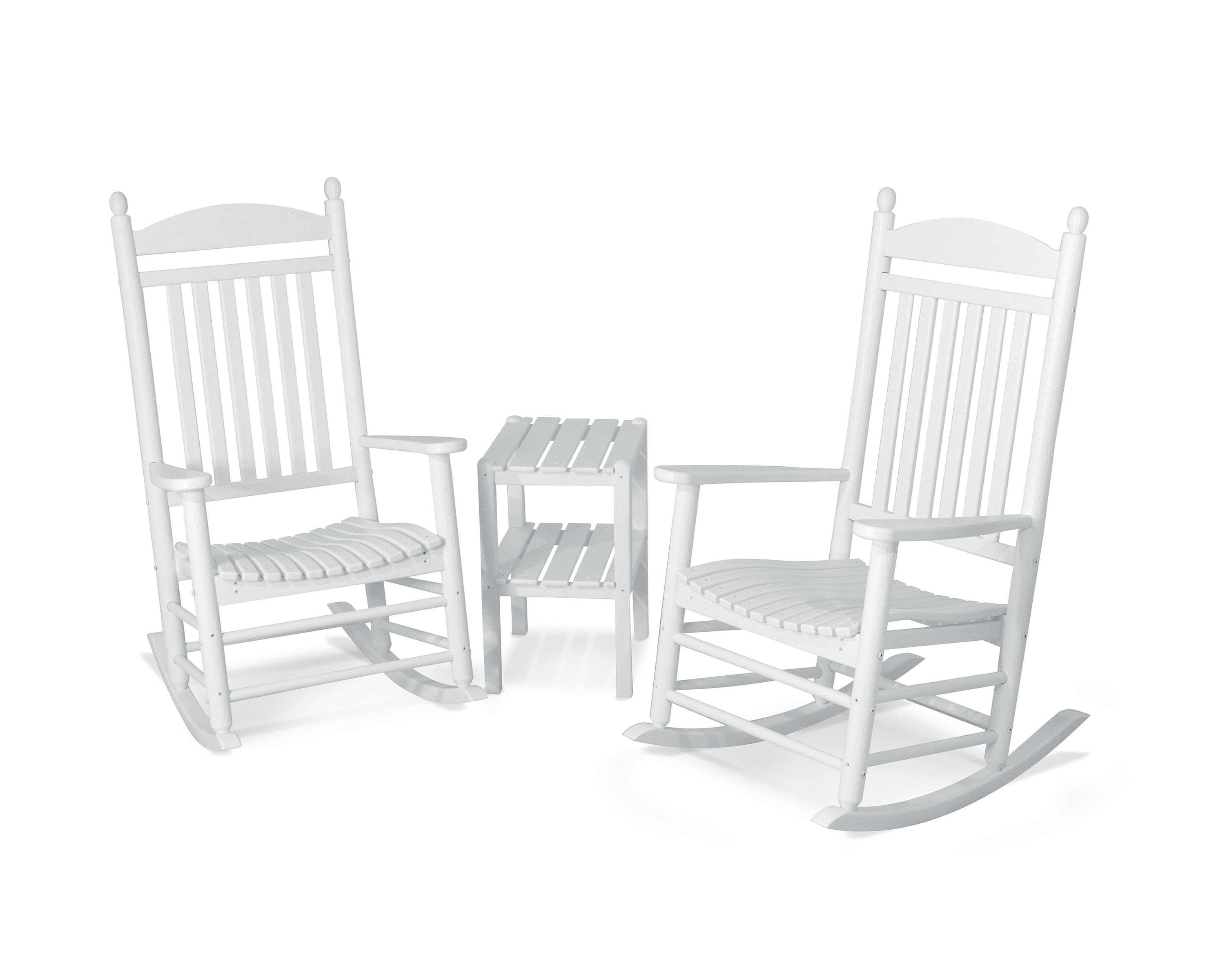 POLYWOOD Outdoor Furniture Jefferson 3 Piece Rocker Set PWS140 1