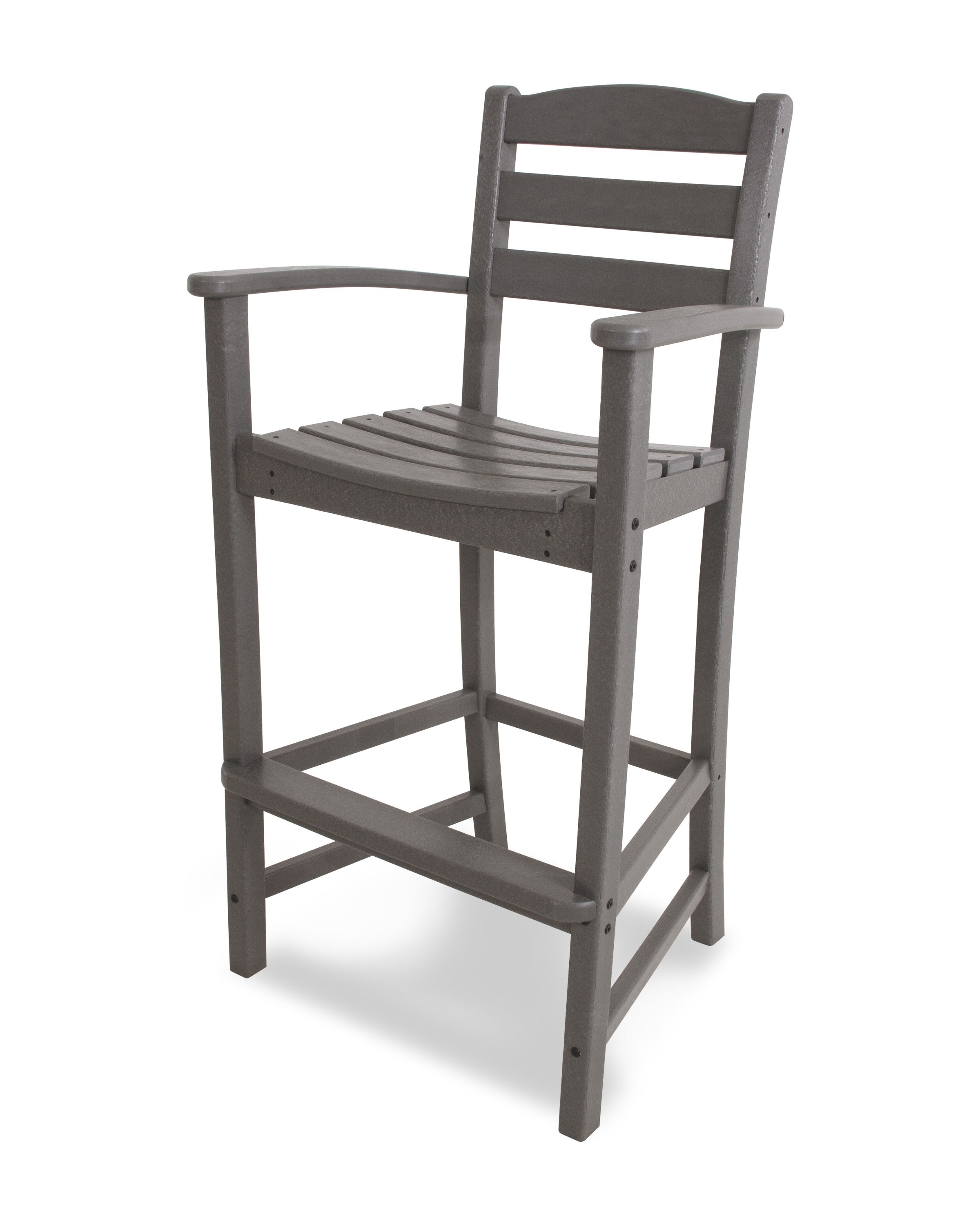  La Casa Cafe Bar Arm Chair In Slate Grey 