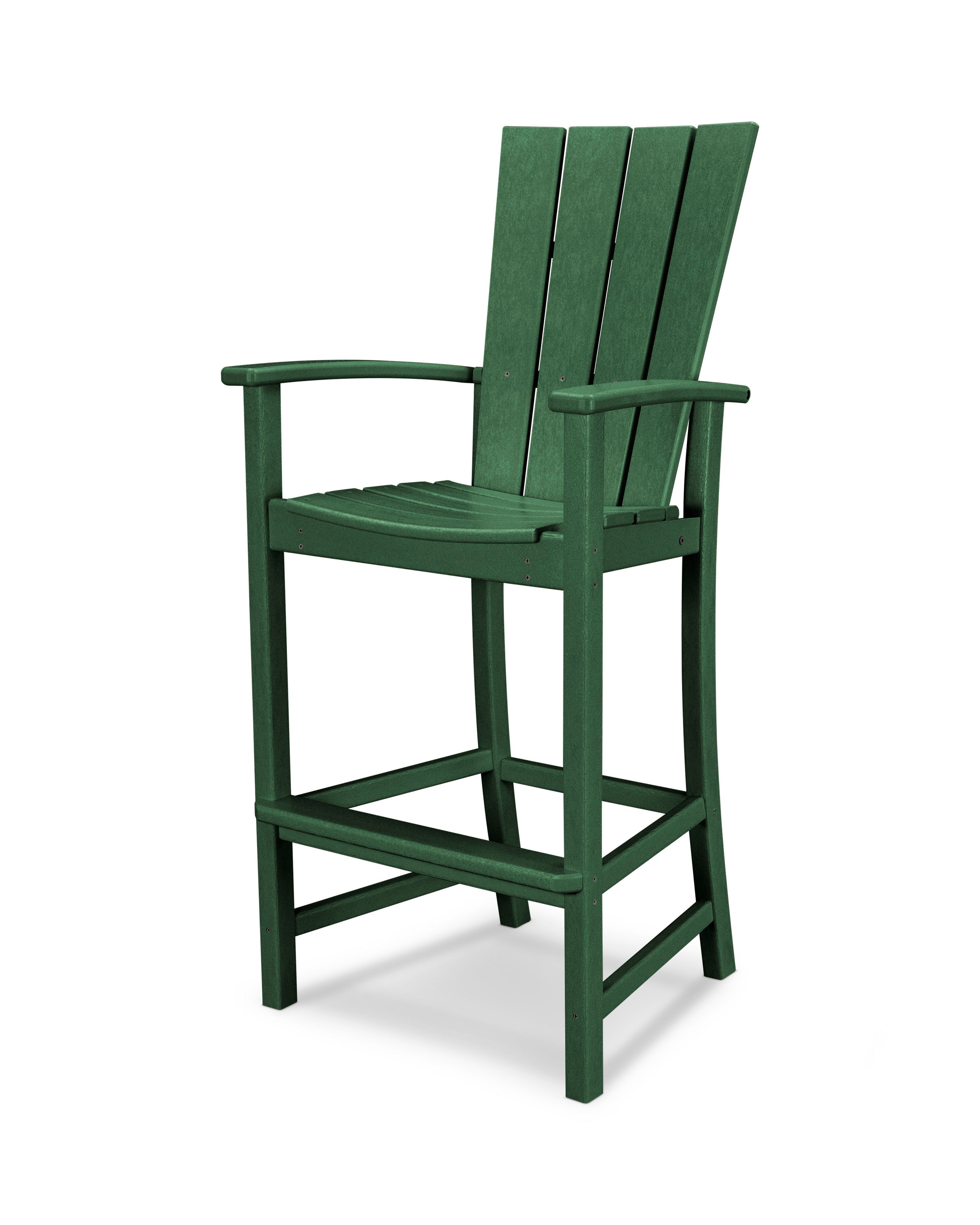  Quattro Adirondack Bar Chair In Green 