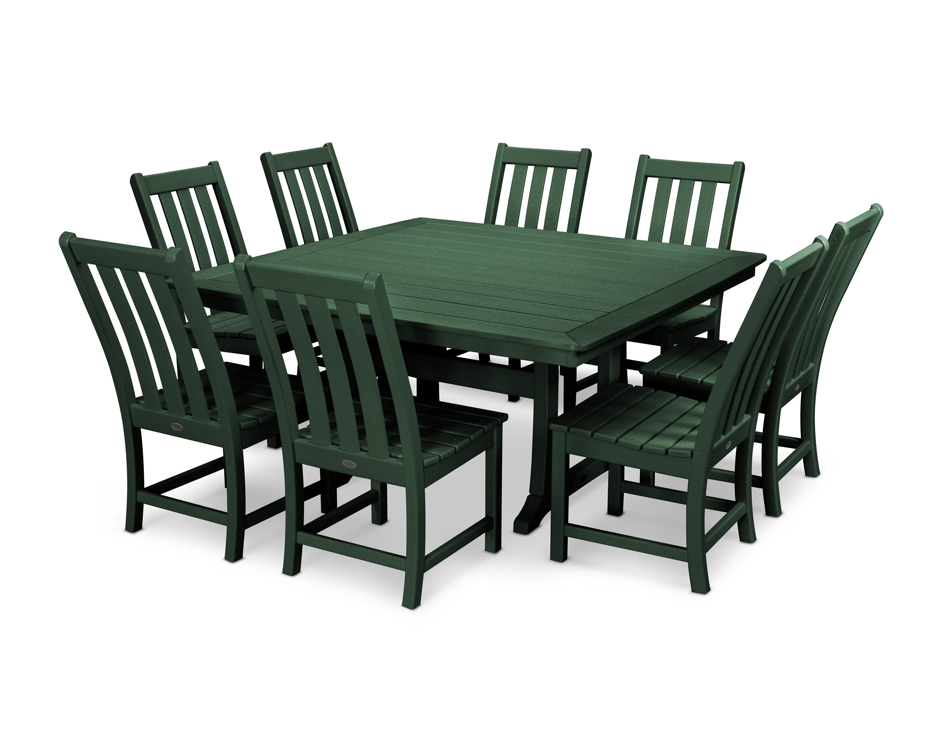 polywood vineyard 9 piece dining set