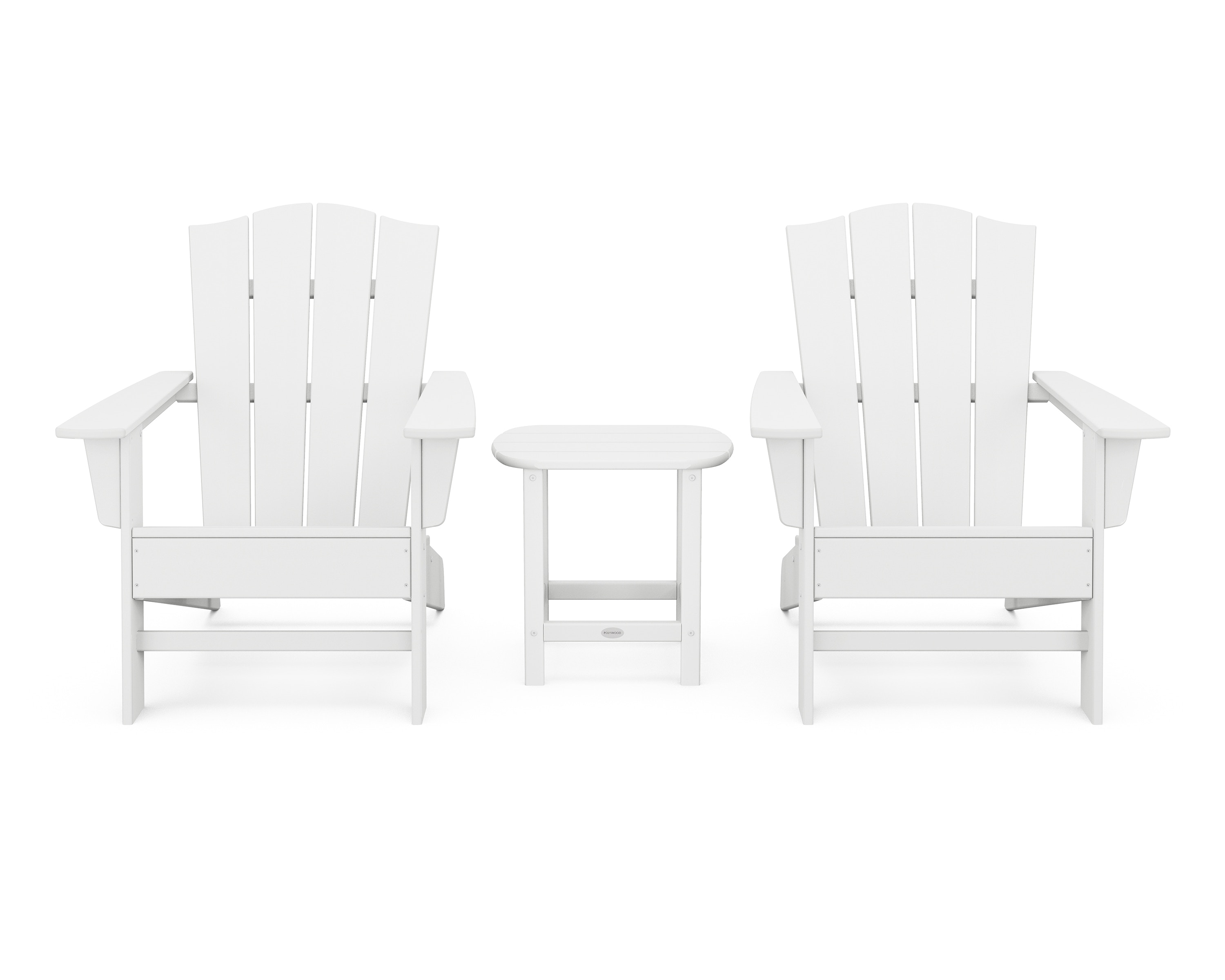 Polywood wave store adirondack chairs