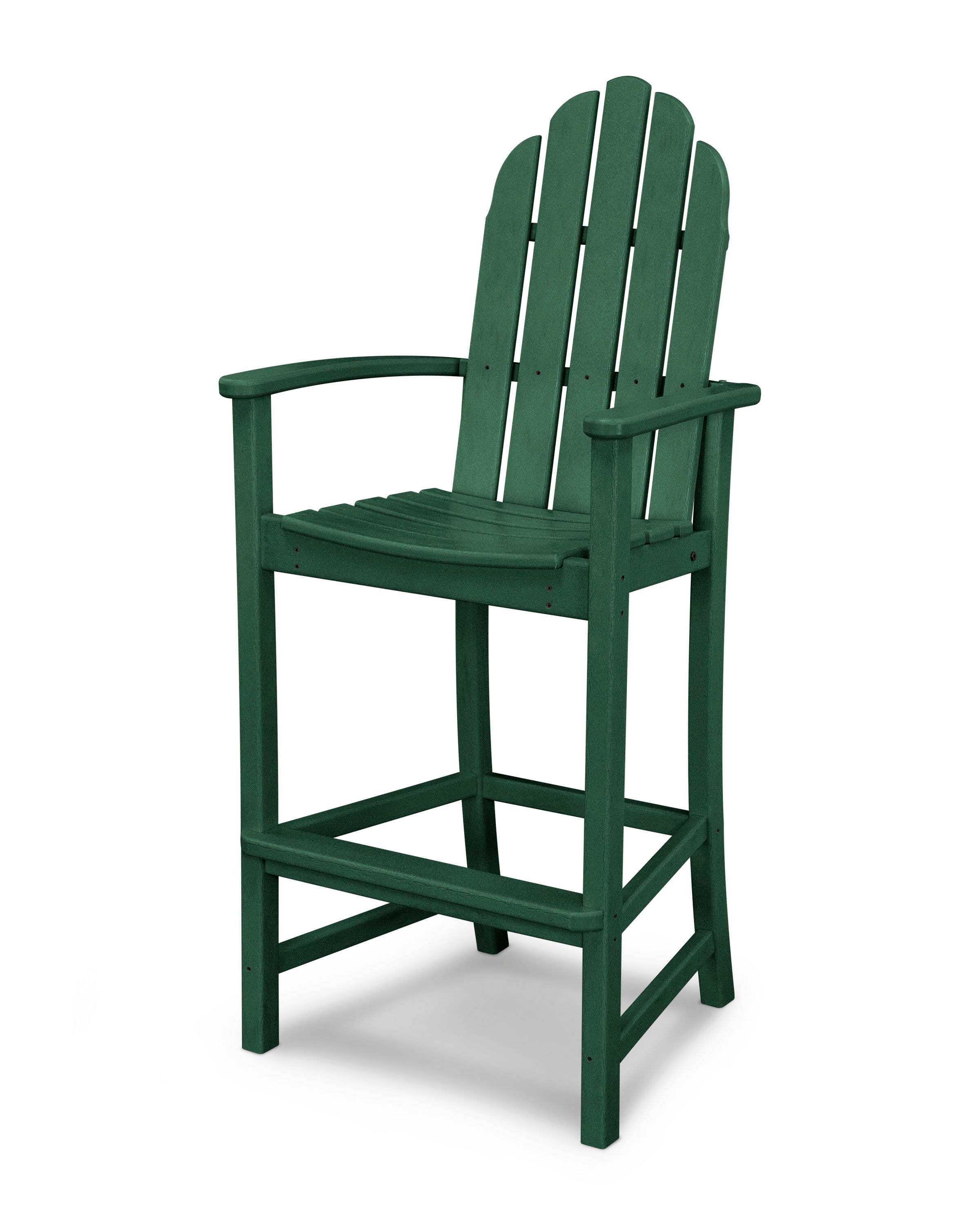 Polywood Classic Adirondack Bar Chair Add202gr West Columbia Sc Tropic Aire