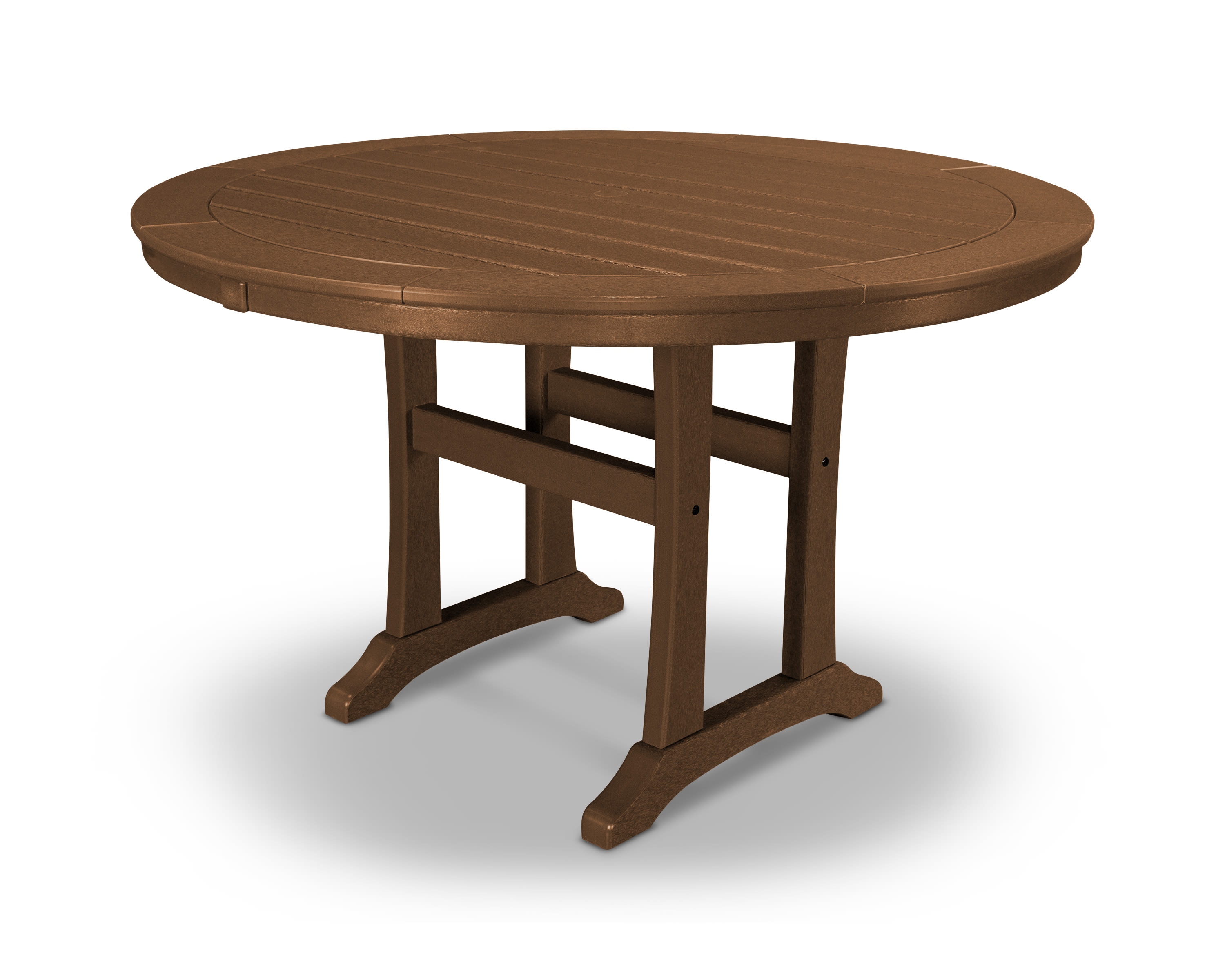  Nautical Trestle 48 Round Dining Table 