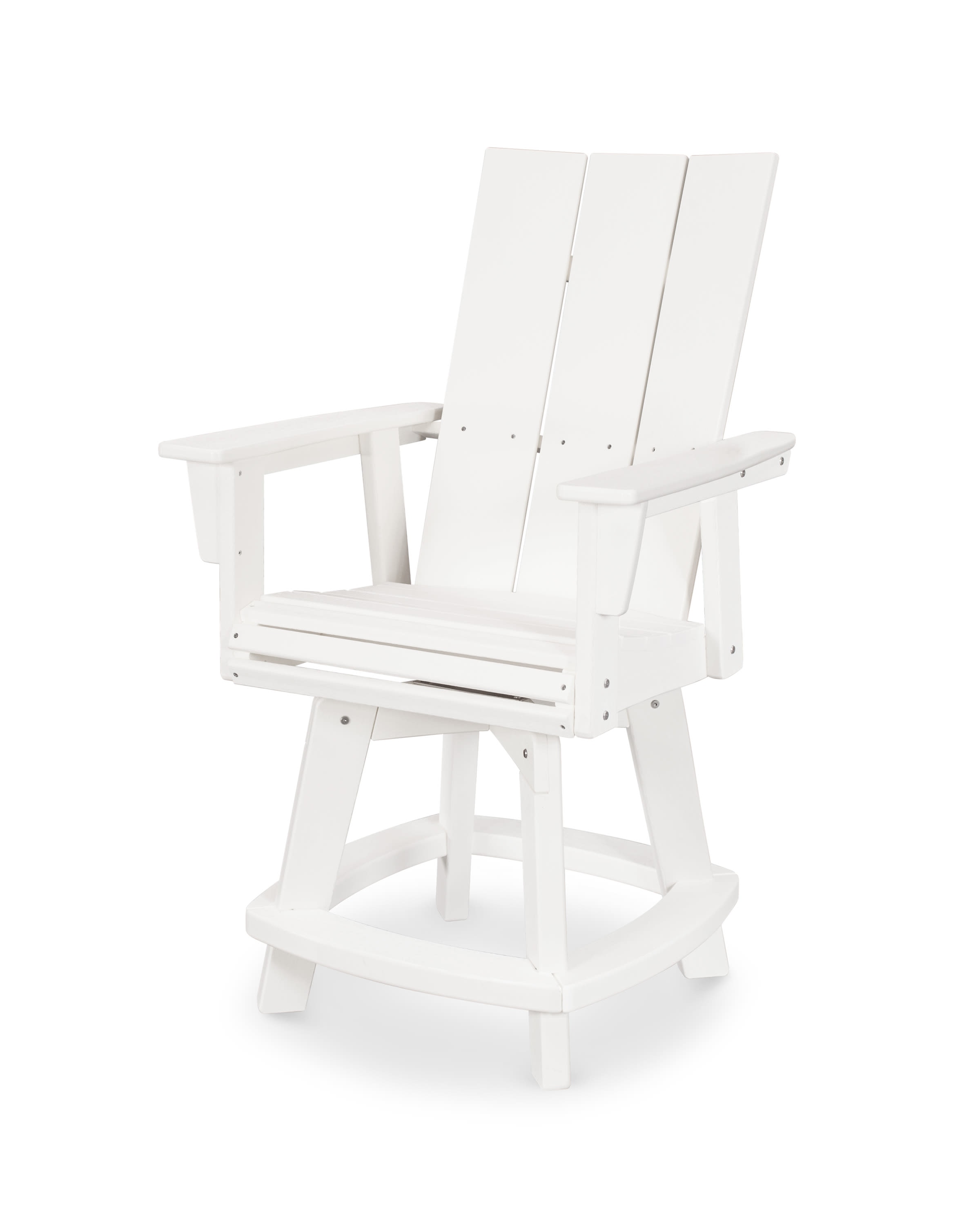 Modern Adirondack Swivel Counter Chair 