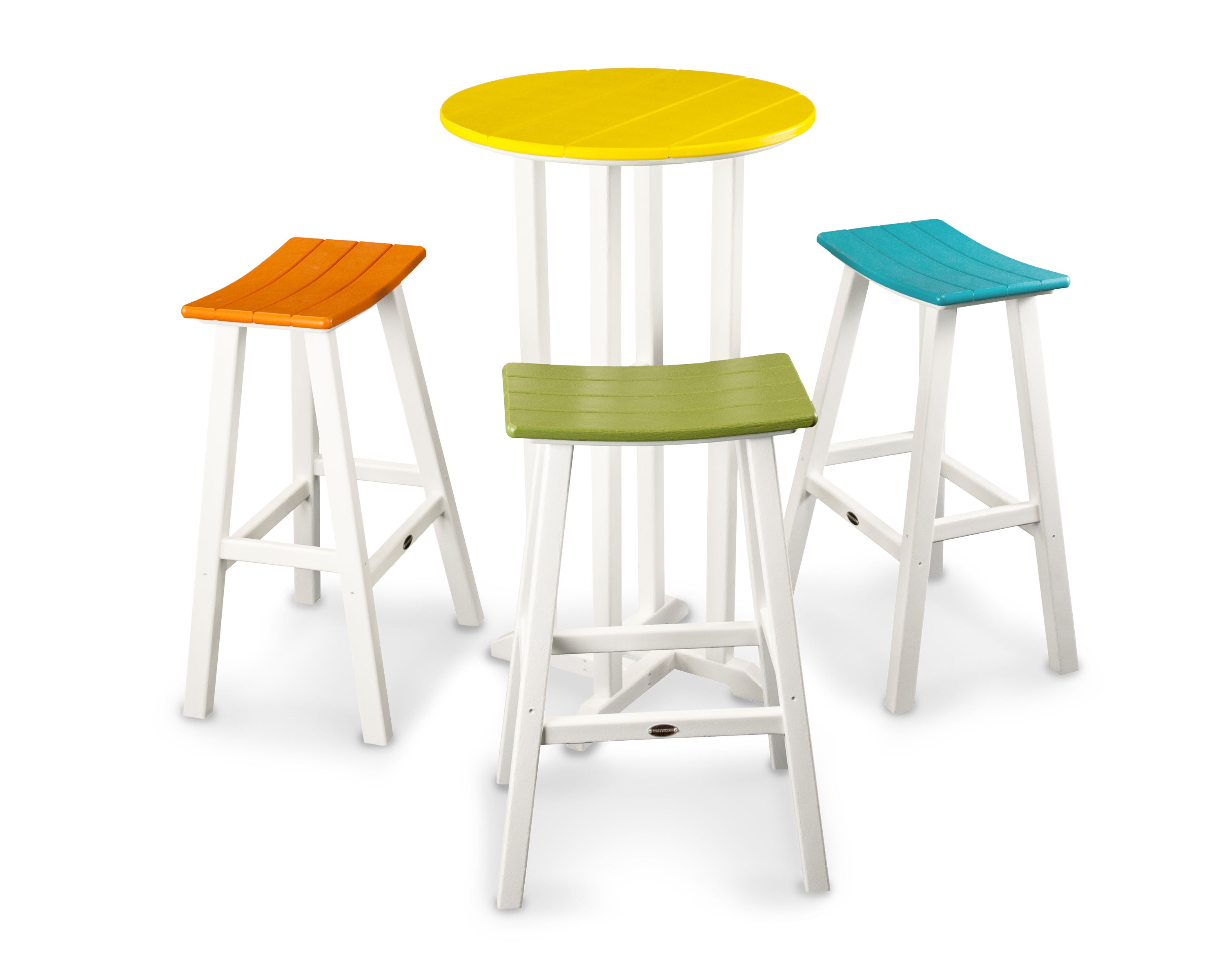 polywood saddle bar stools