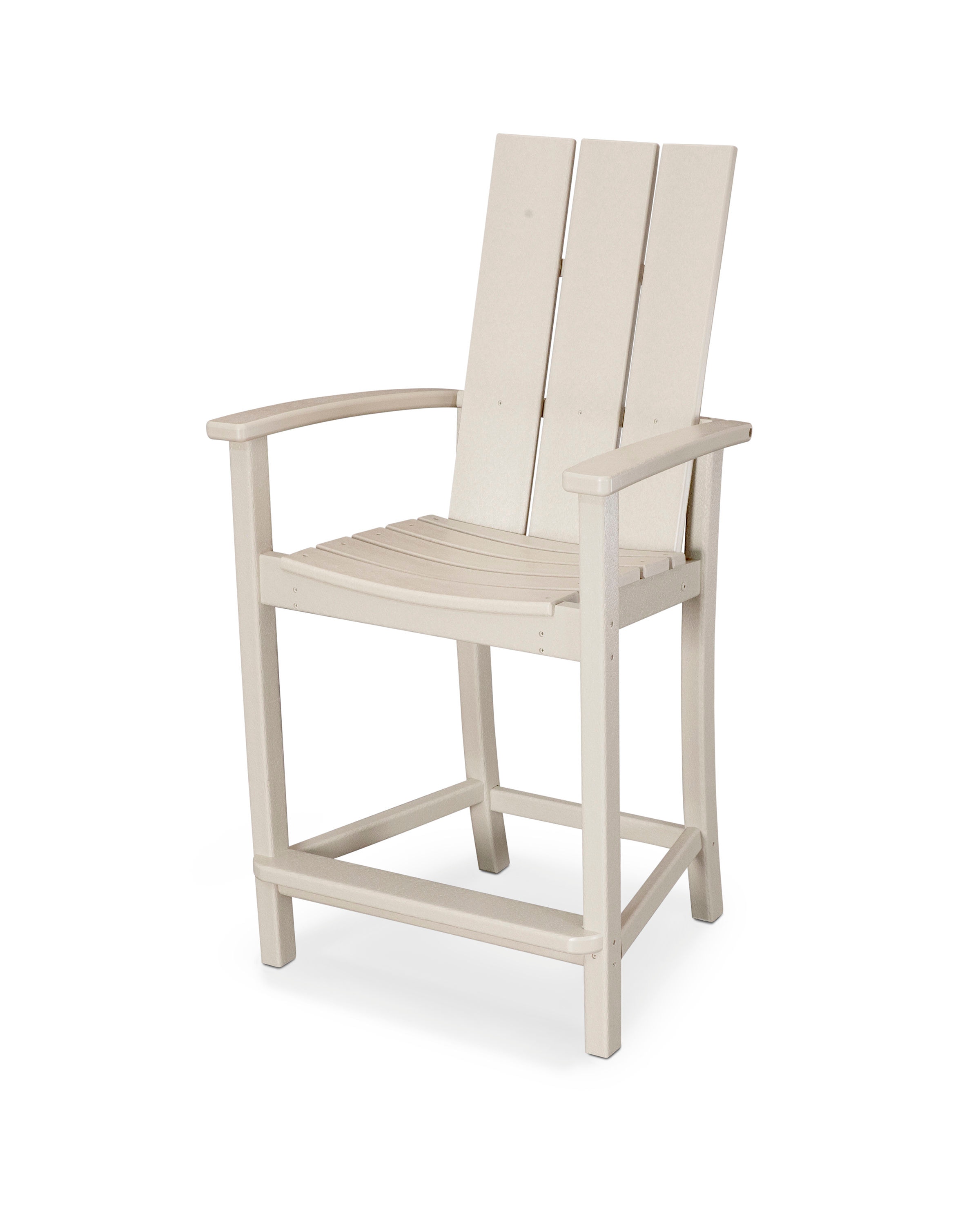  Modern Adirondack Counter Chair In Sand 