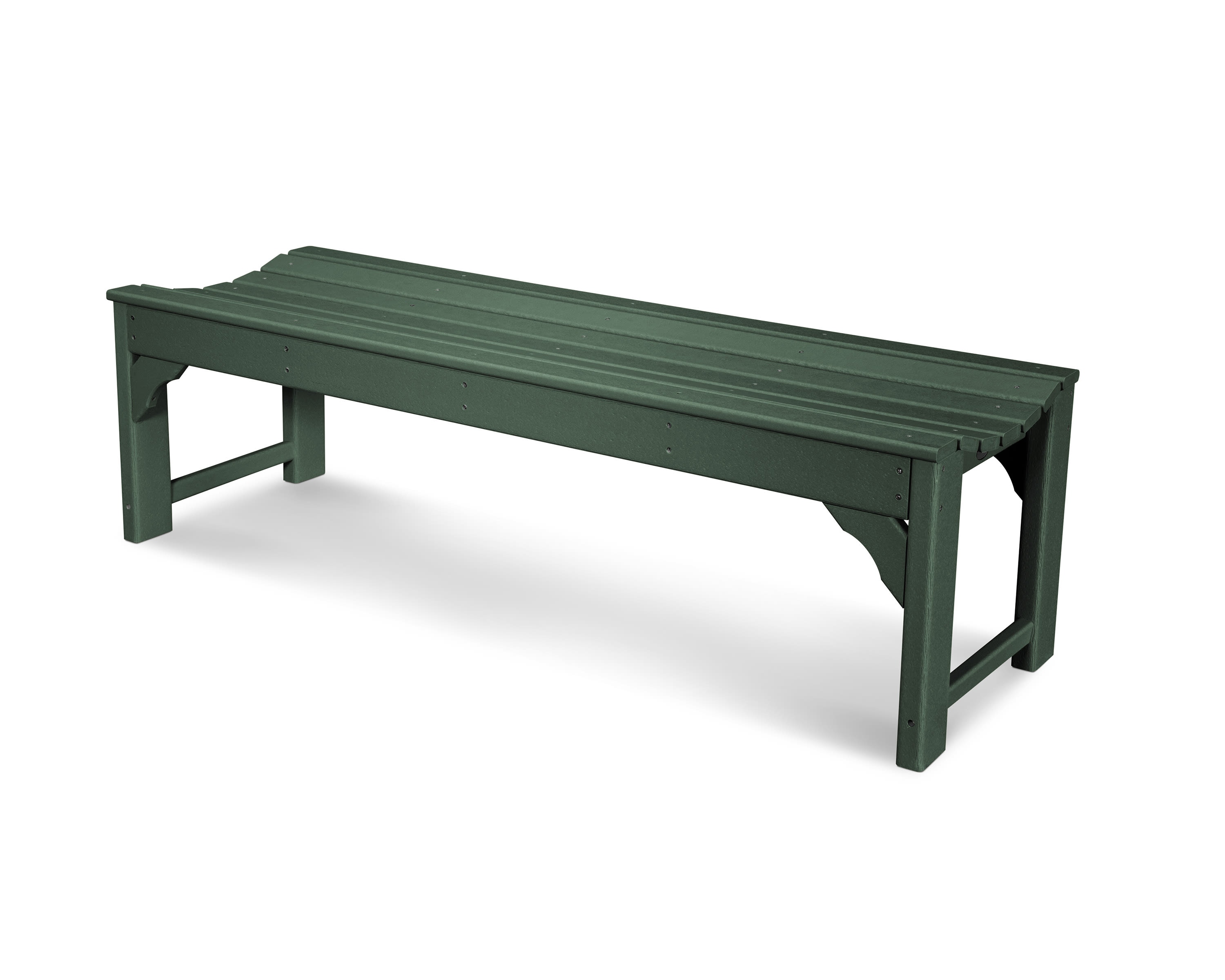  Traditional Garden 60" Backless Bench 