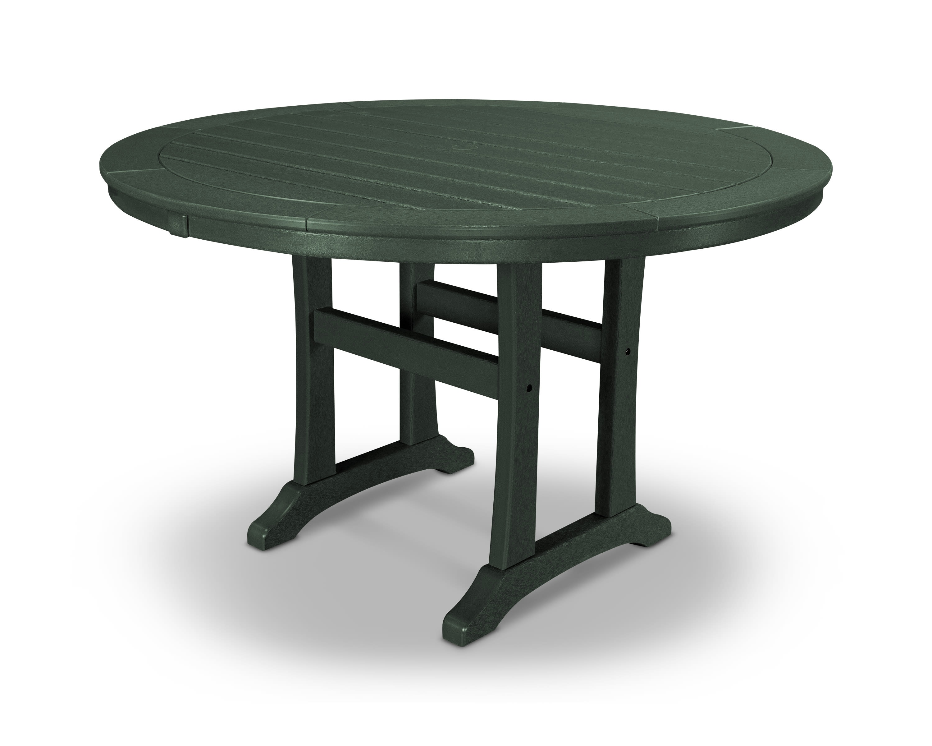  Nautical Trestle 48 Round Dining Table 