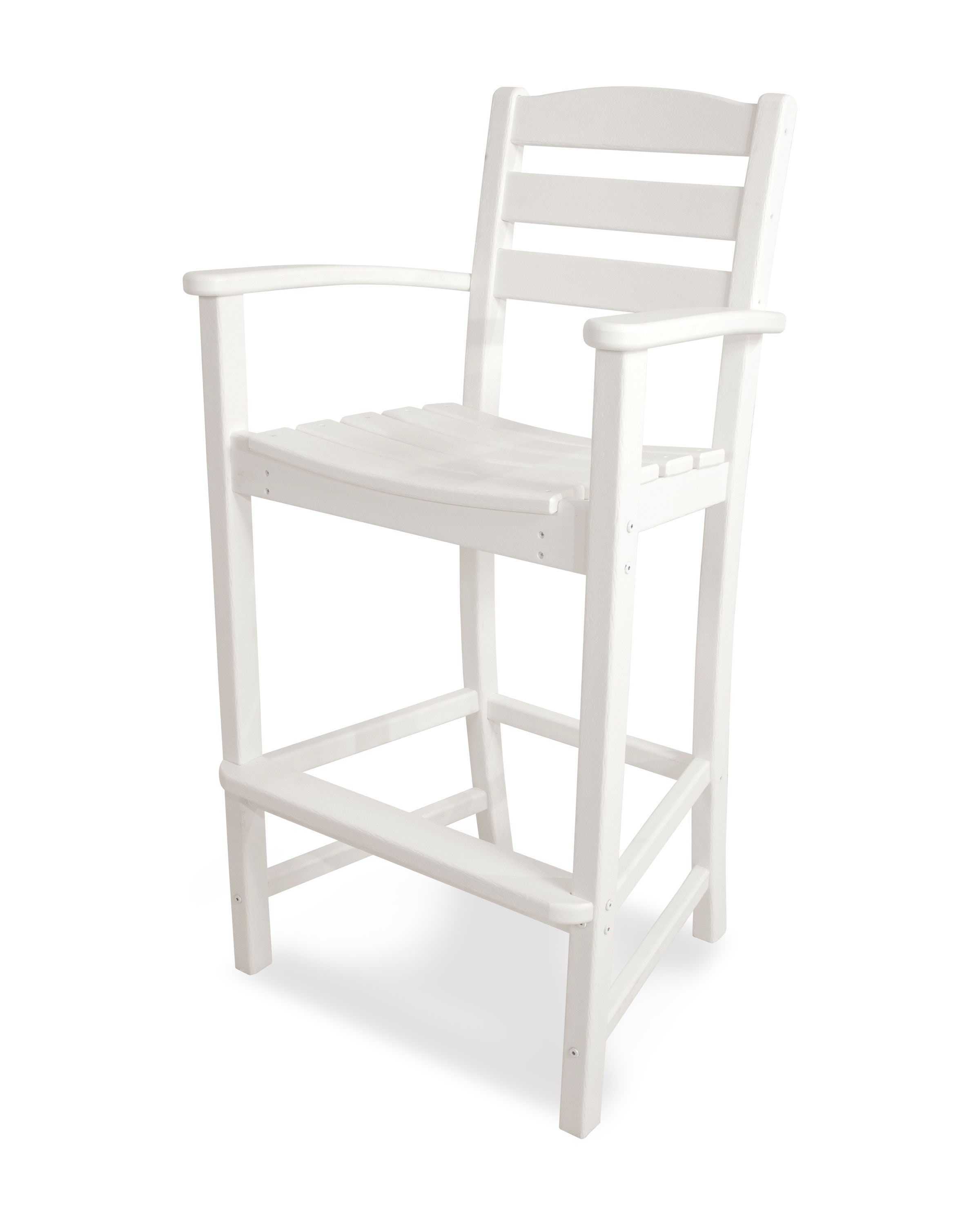  La Casa Cafe Bar Arm Chair In White 