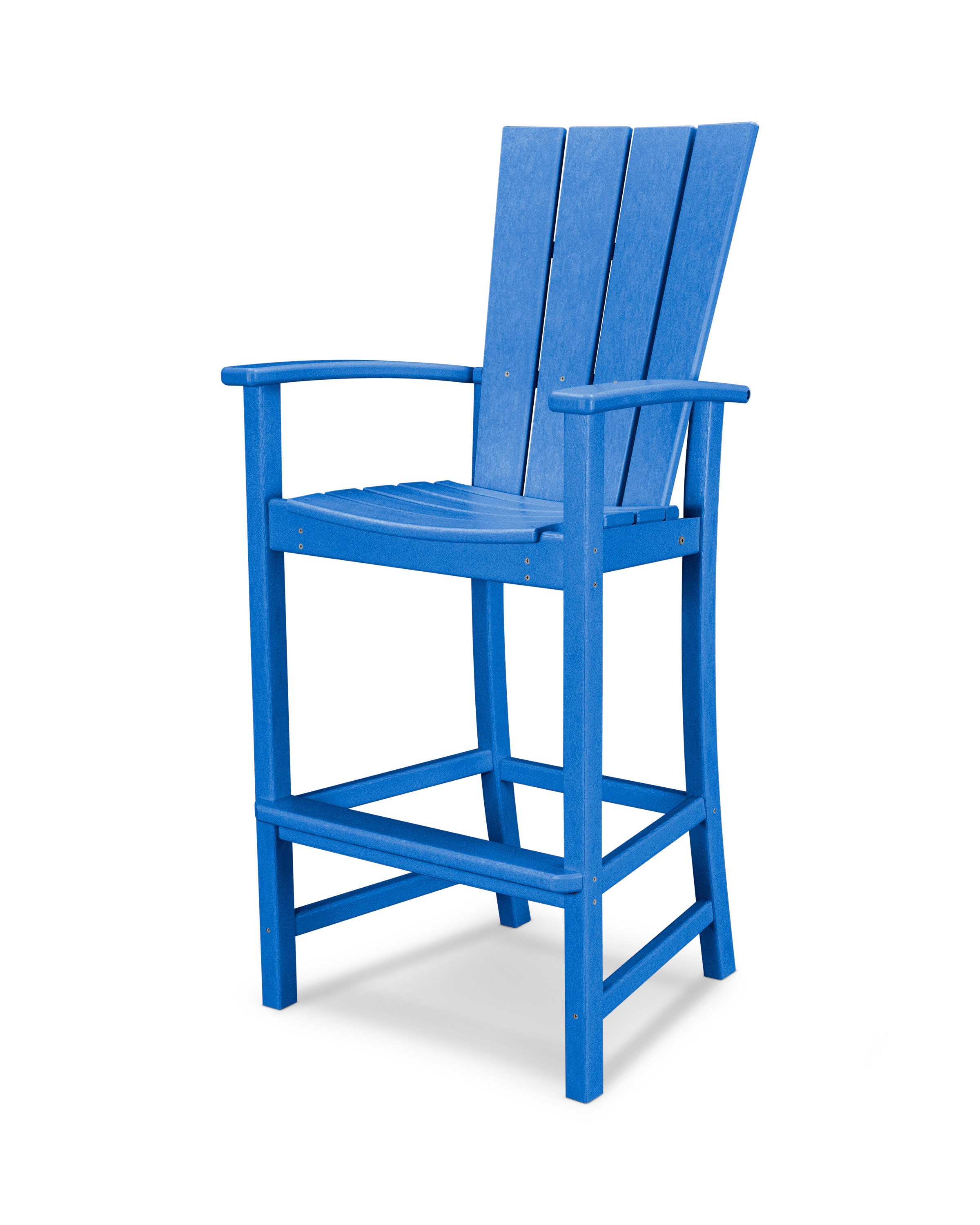  Quattro Adirondack Bar Chair In Pacific Blue 