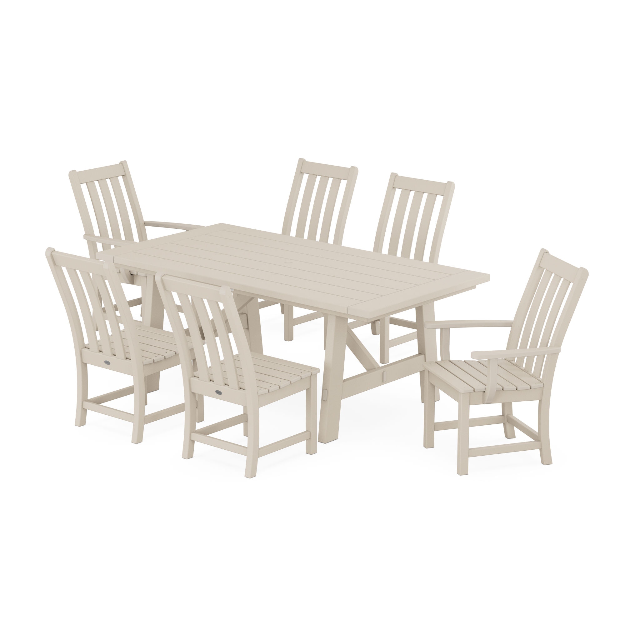 Polywood vineyard 7 store piece dining set