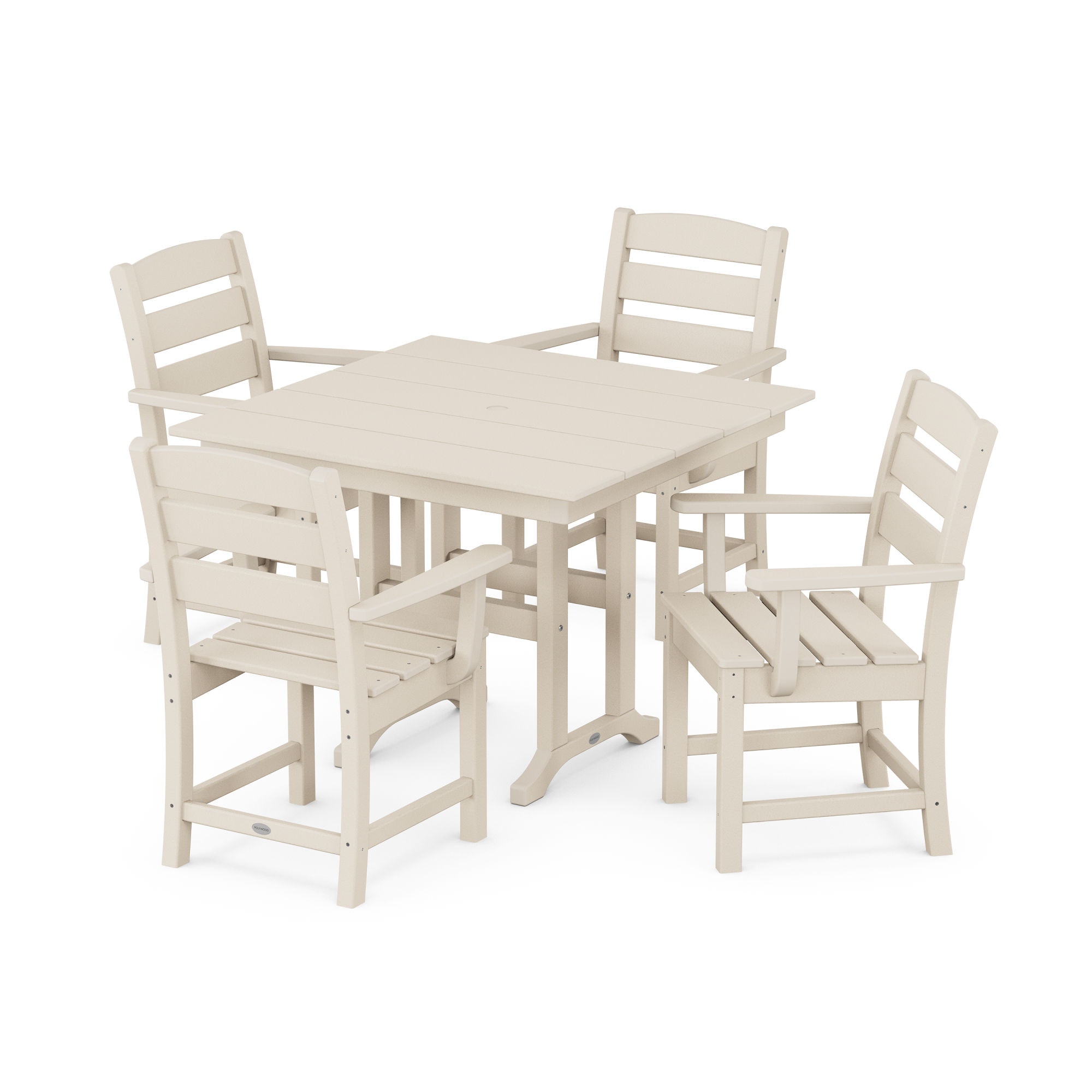  Lakeside 5-Piece Farmhouse Dining Set 