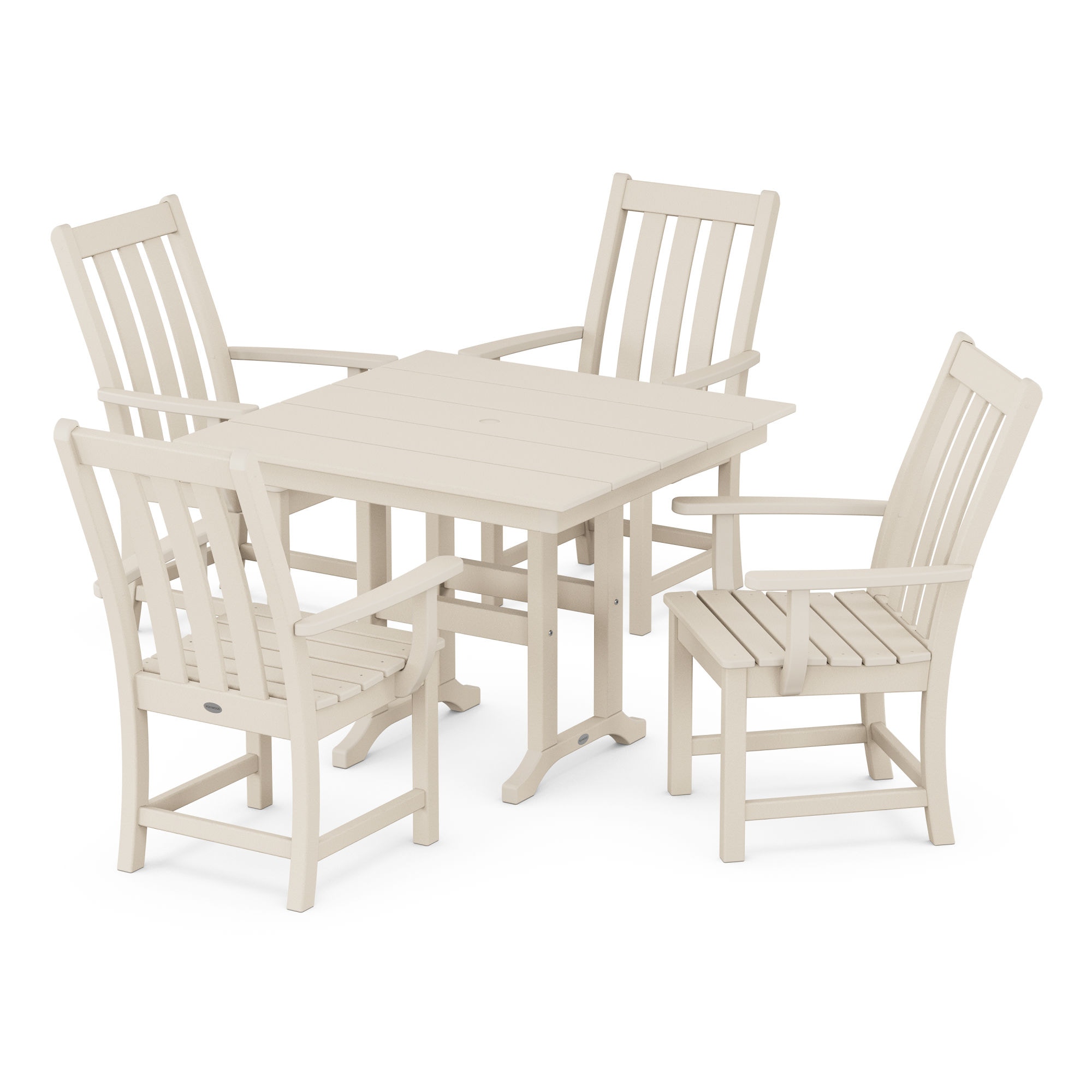  Vineyard 5-Piece Farmhouse Dining Set 